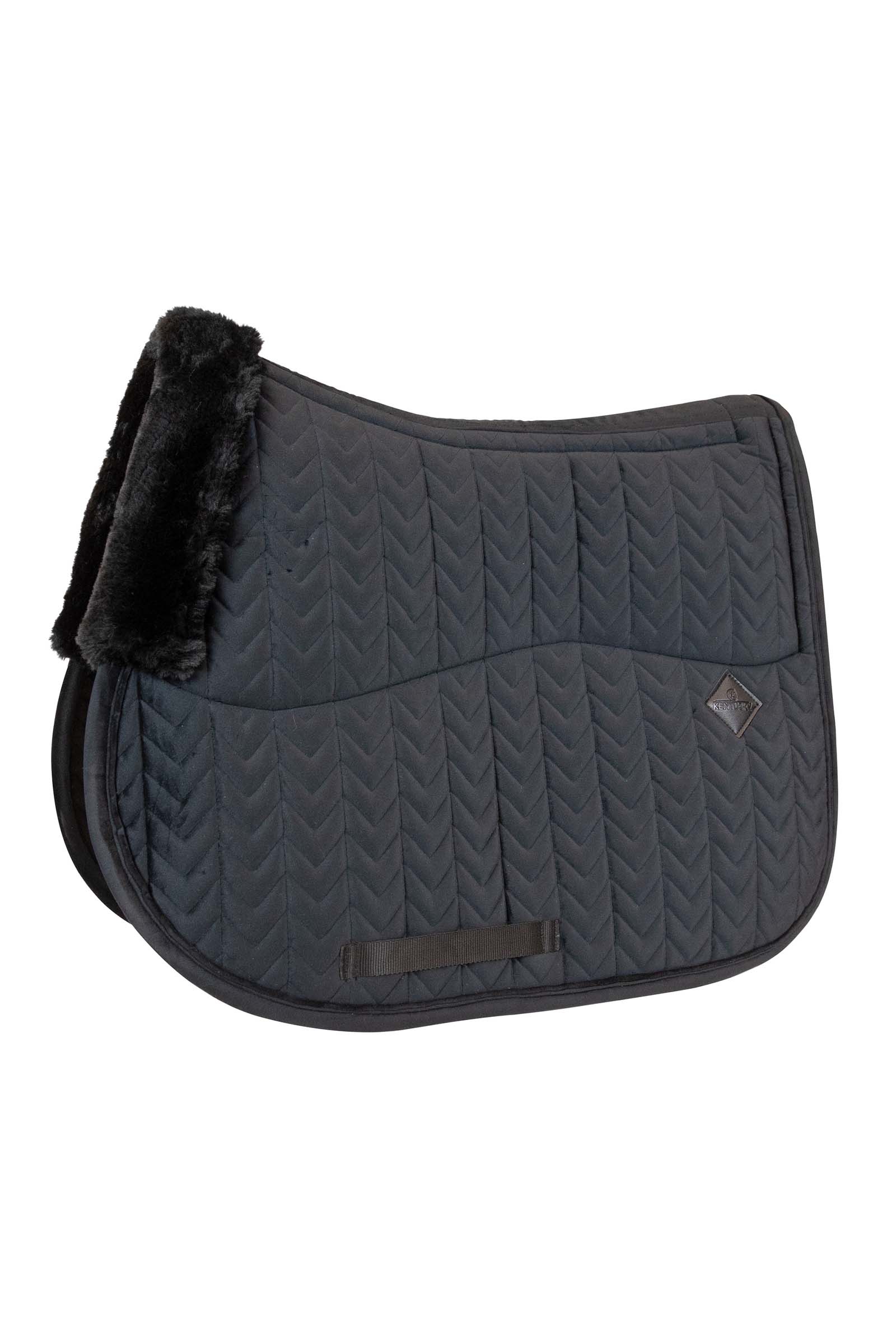 Black Kentucky Horsewear Sottosella da salto Velvet Skin Friendly