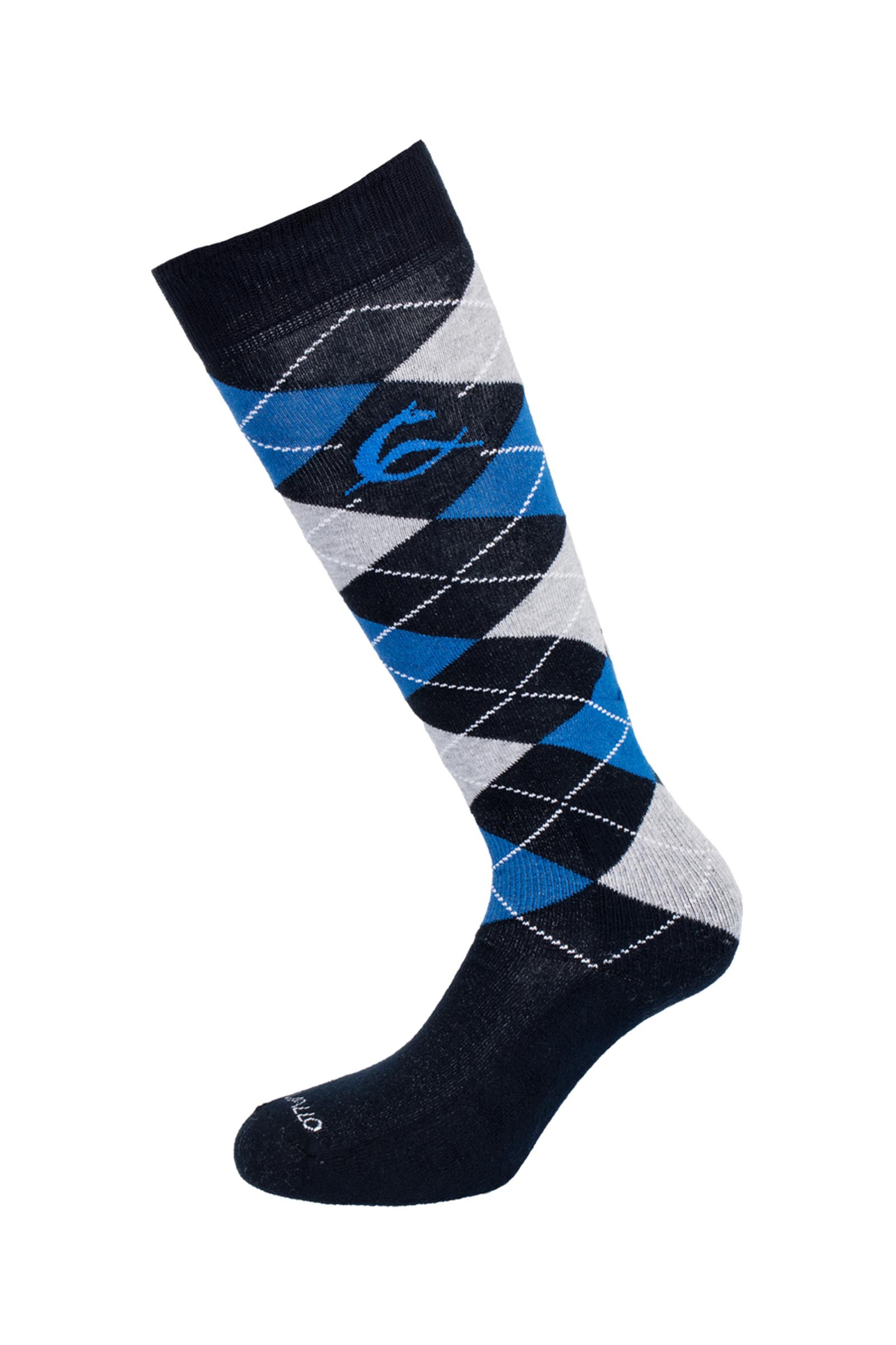 Acavallo Calze in cotone a motivo diamante