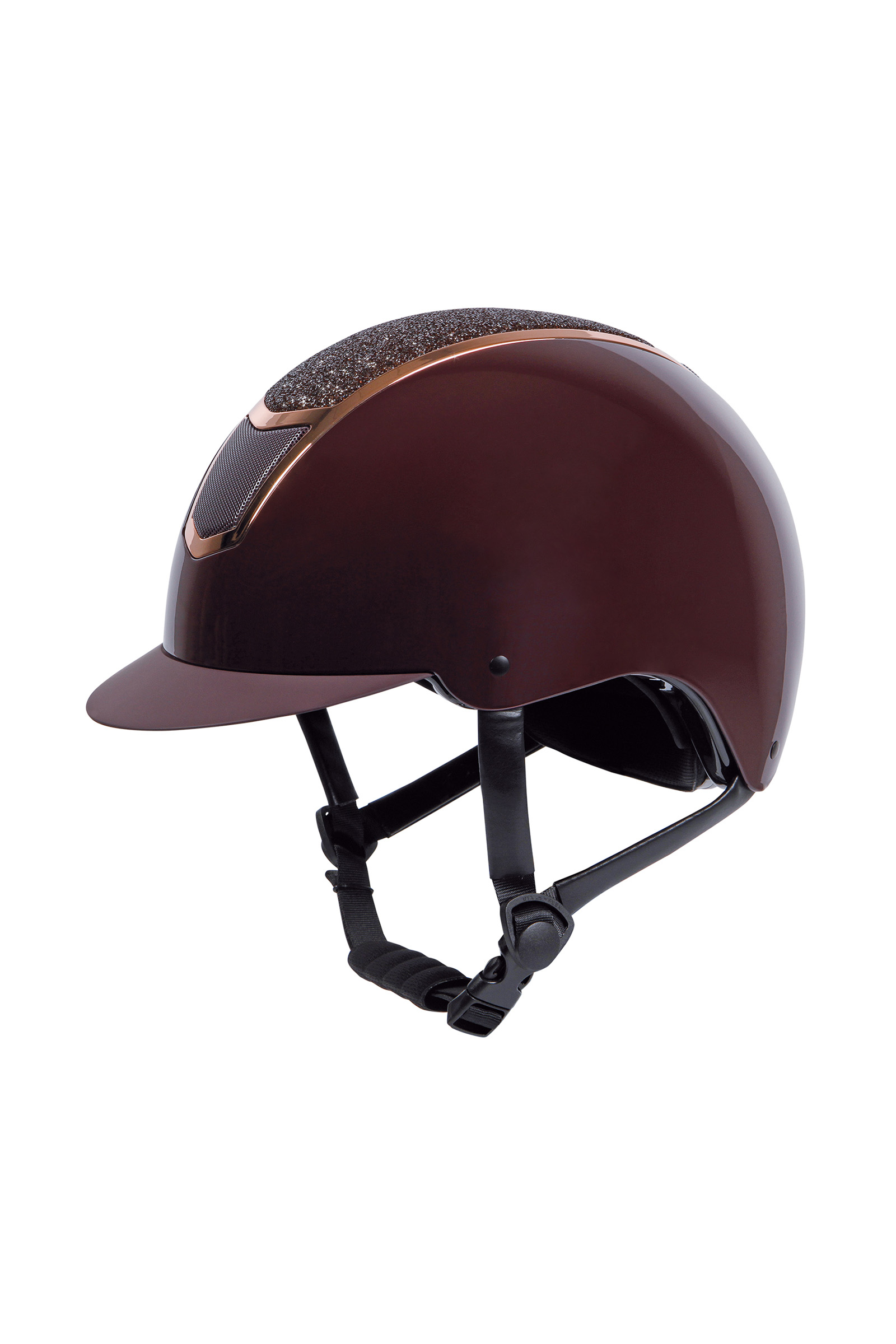 Casco da equitazione lucido Harry's Horse Matterhorn