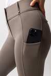 Horze Mira Pantaloni da equitazione a vita alta con full seat in silicone da donna