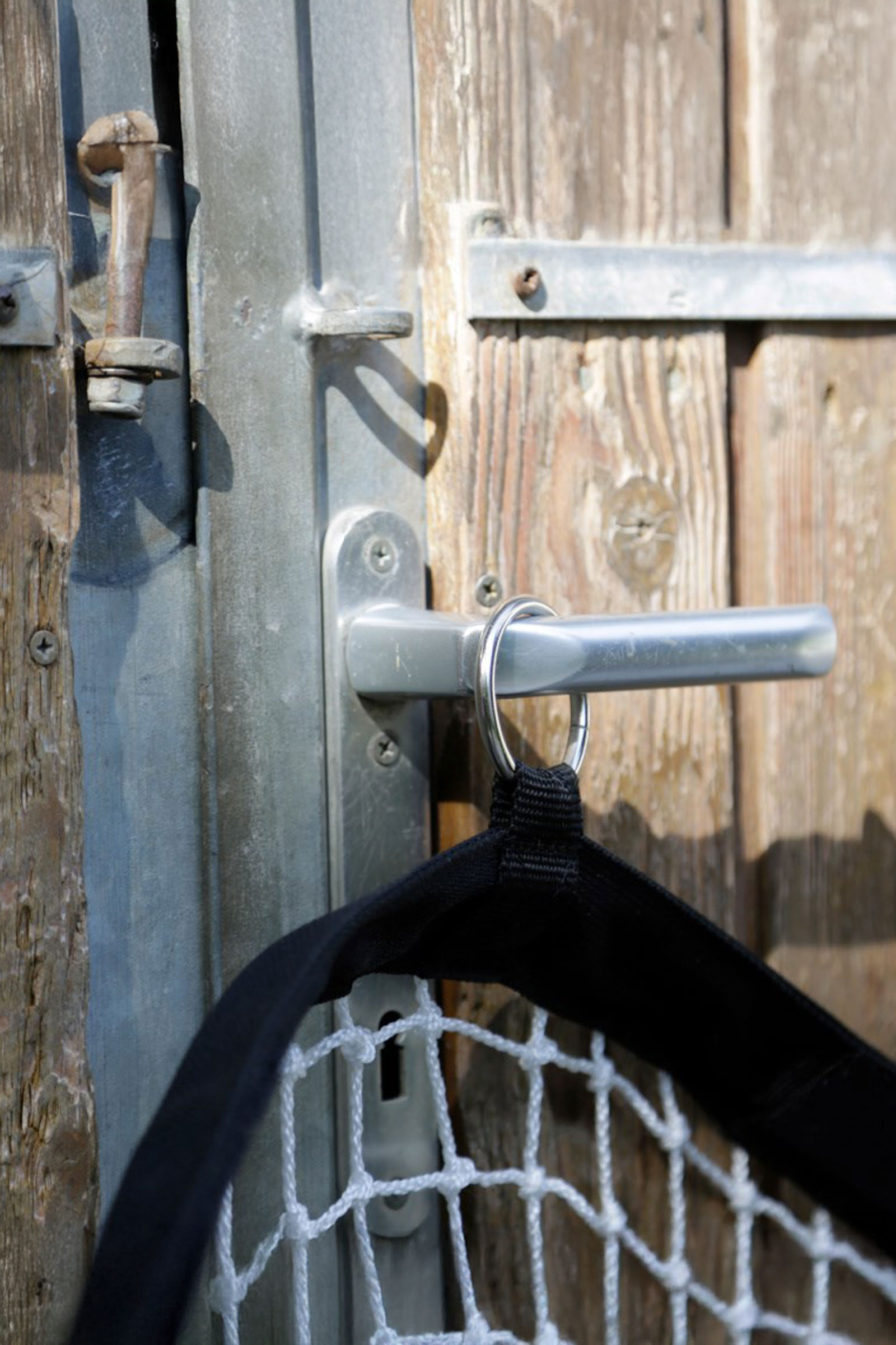 Kerbl Rete per fieno con ausilio per il riempimento, 83x83 cm (3x3cm)