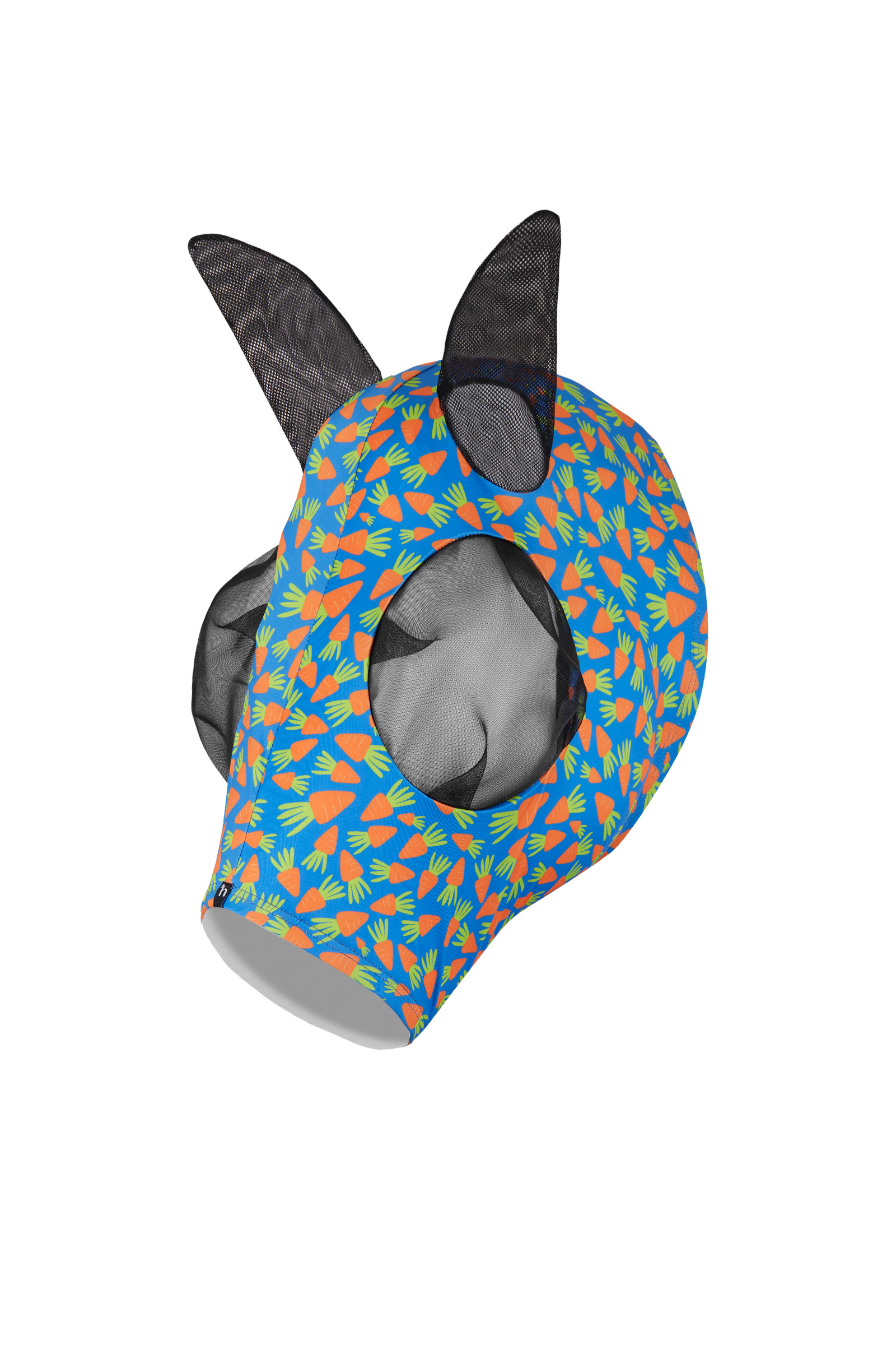 Orange  Horze Maschera antimosche elasticizzata