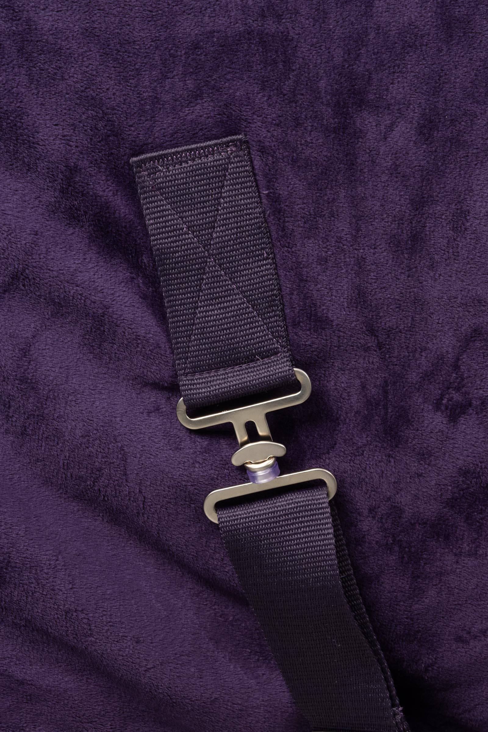 Horze Lincoln Coperta in pile con collo in pelliccia