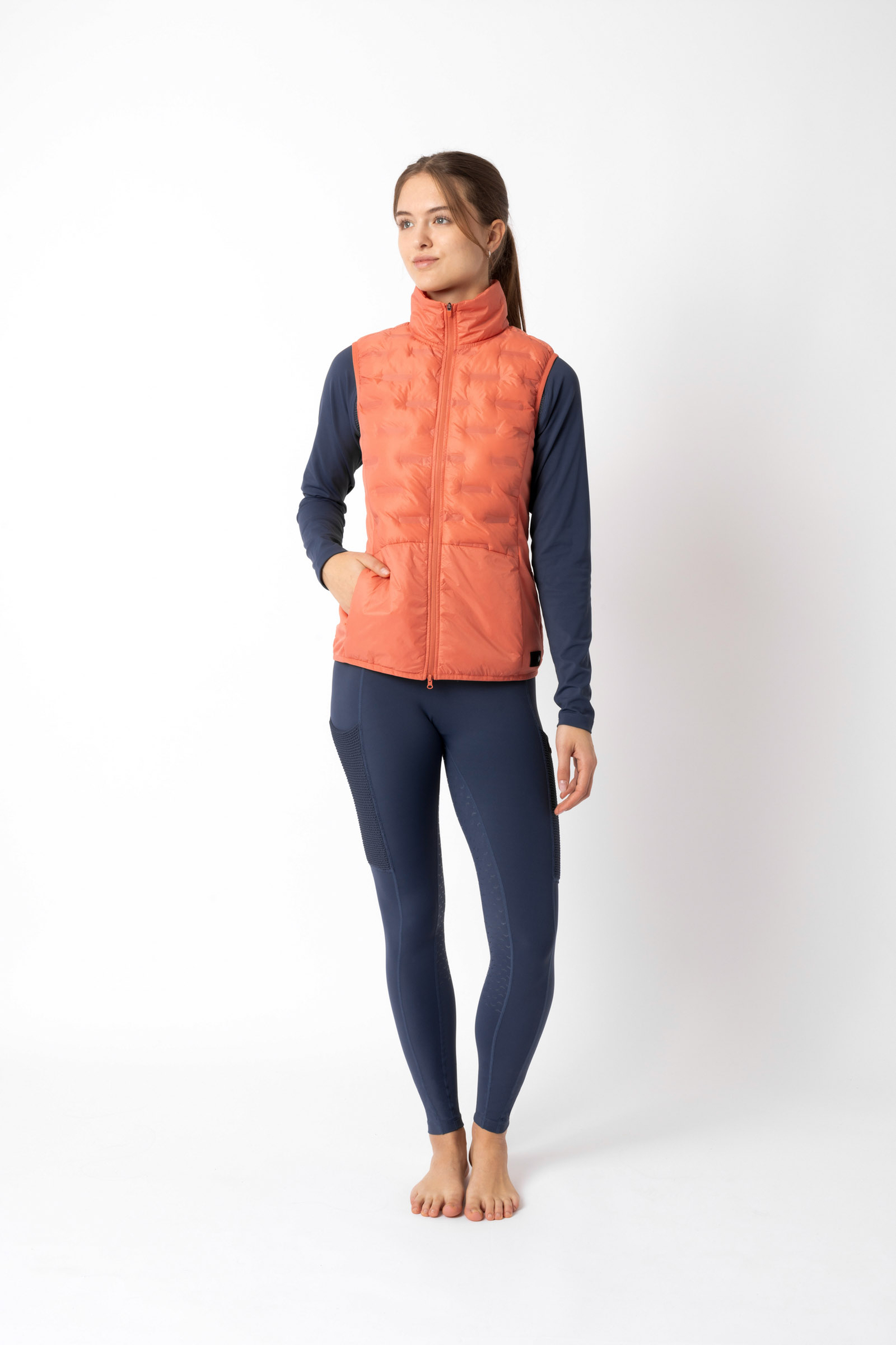Horze Adela Gilet funzionale da equitazione leggero imbottito per donna