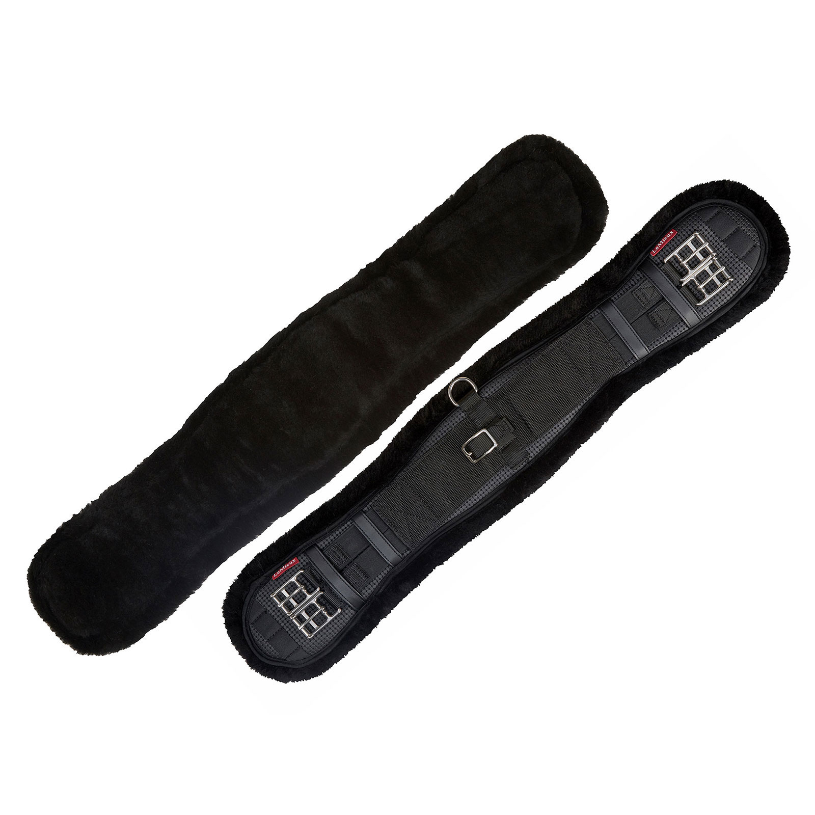 Black/Black LeMieux Integrated Sottopancia da dressage