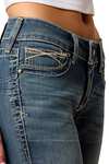 Ariat Whipstitch R.E.A.L. Jeans bootcut stretch donna a vita media