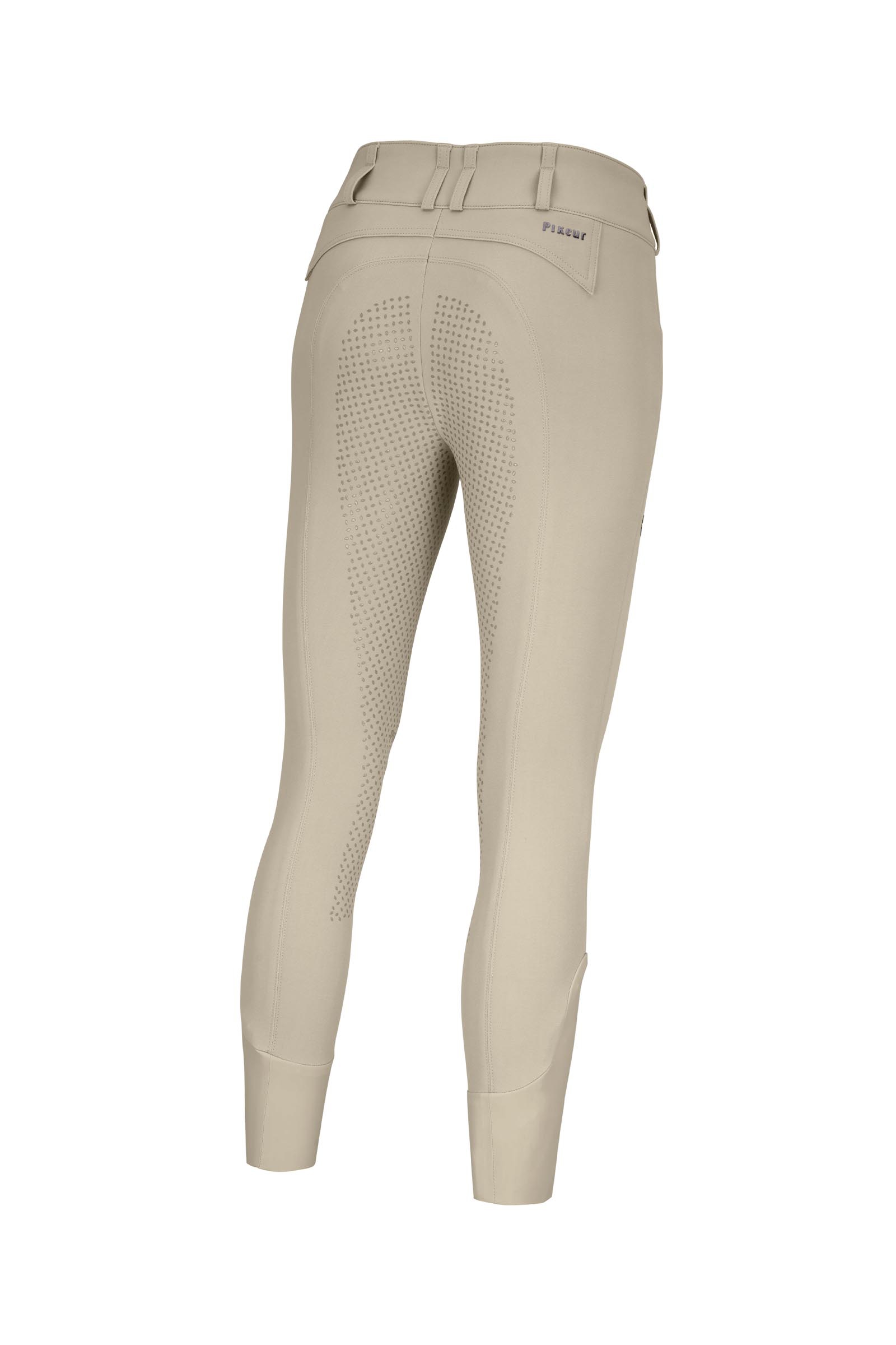 Pearl Gray Pikeur Candela SD pantaloni da equitazione donna a vita alta con full grip