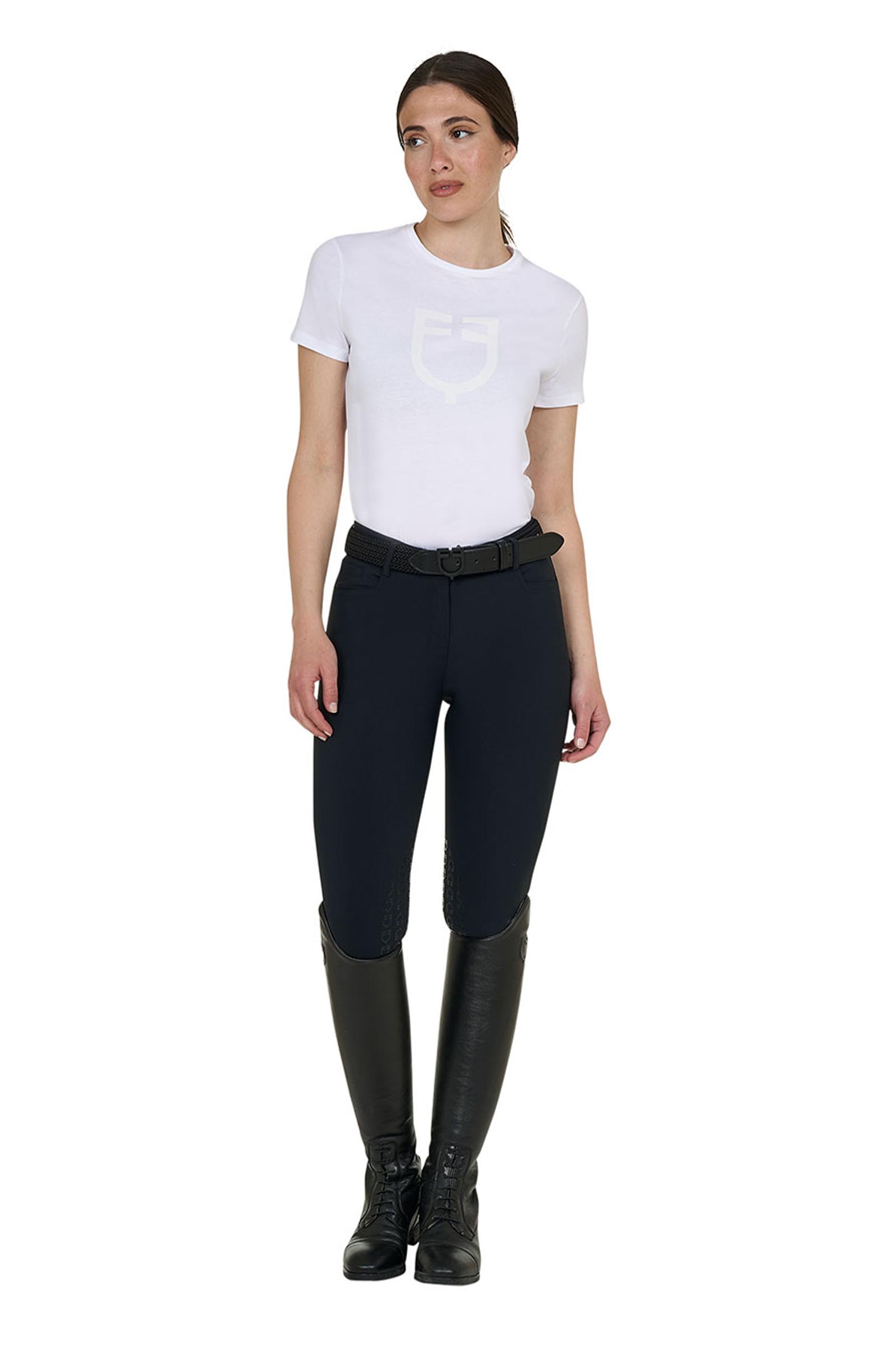Equestro SS2026 T-shirt cotone logo lucido donna  