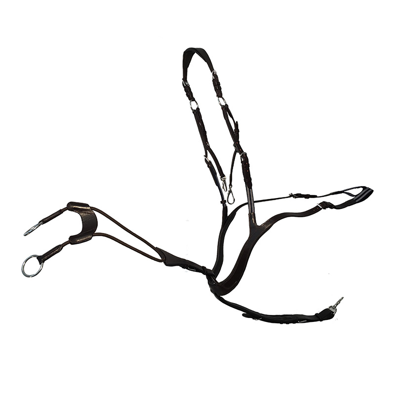 Brown Kavalkade Breastplate Caya 5-point, anatomical