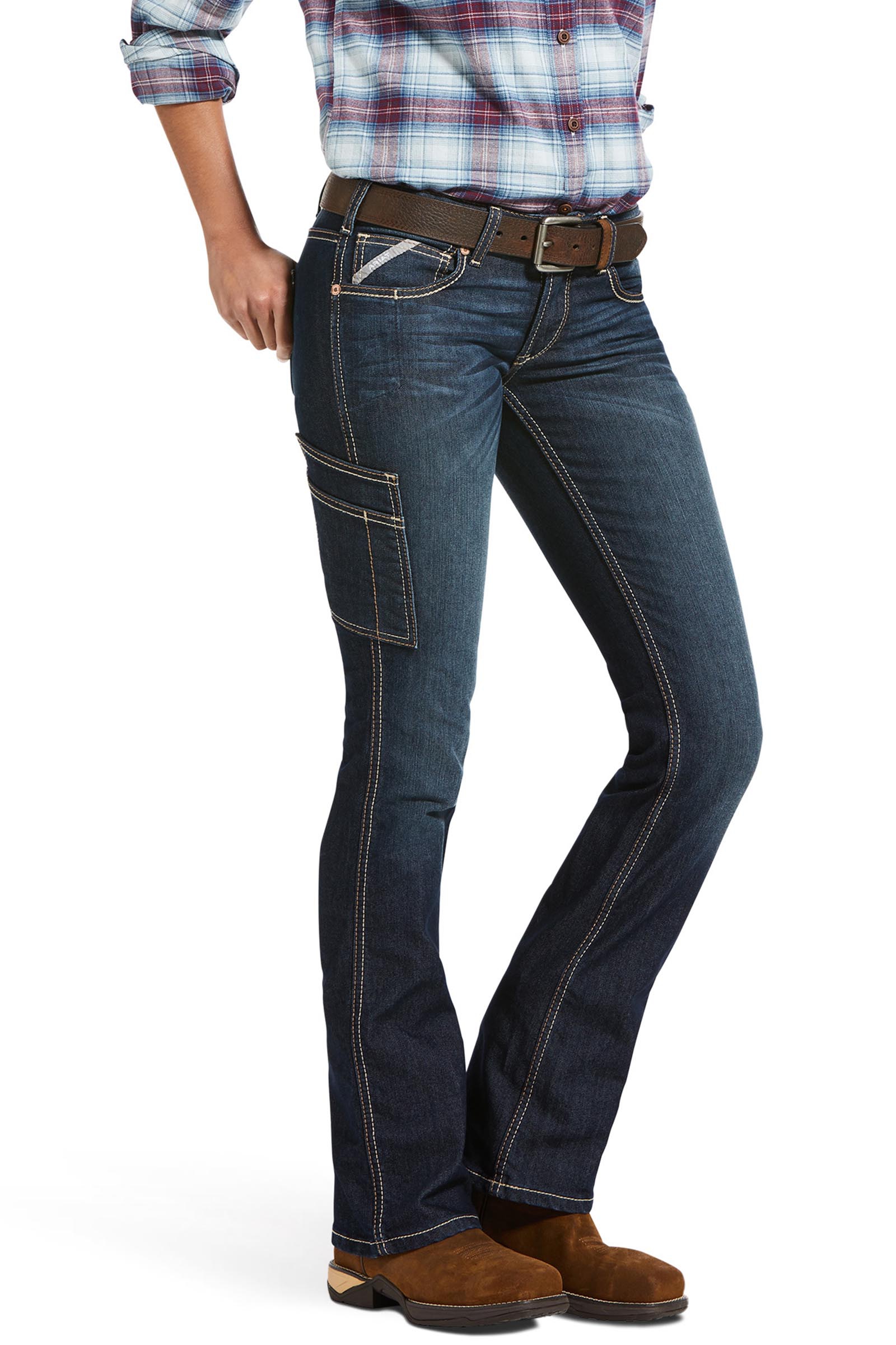 Ariat Jeans bootcut Rebar MR DuraStretch Riveter da donna  