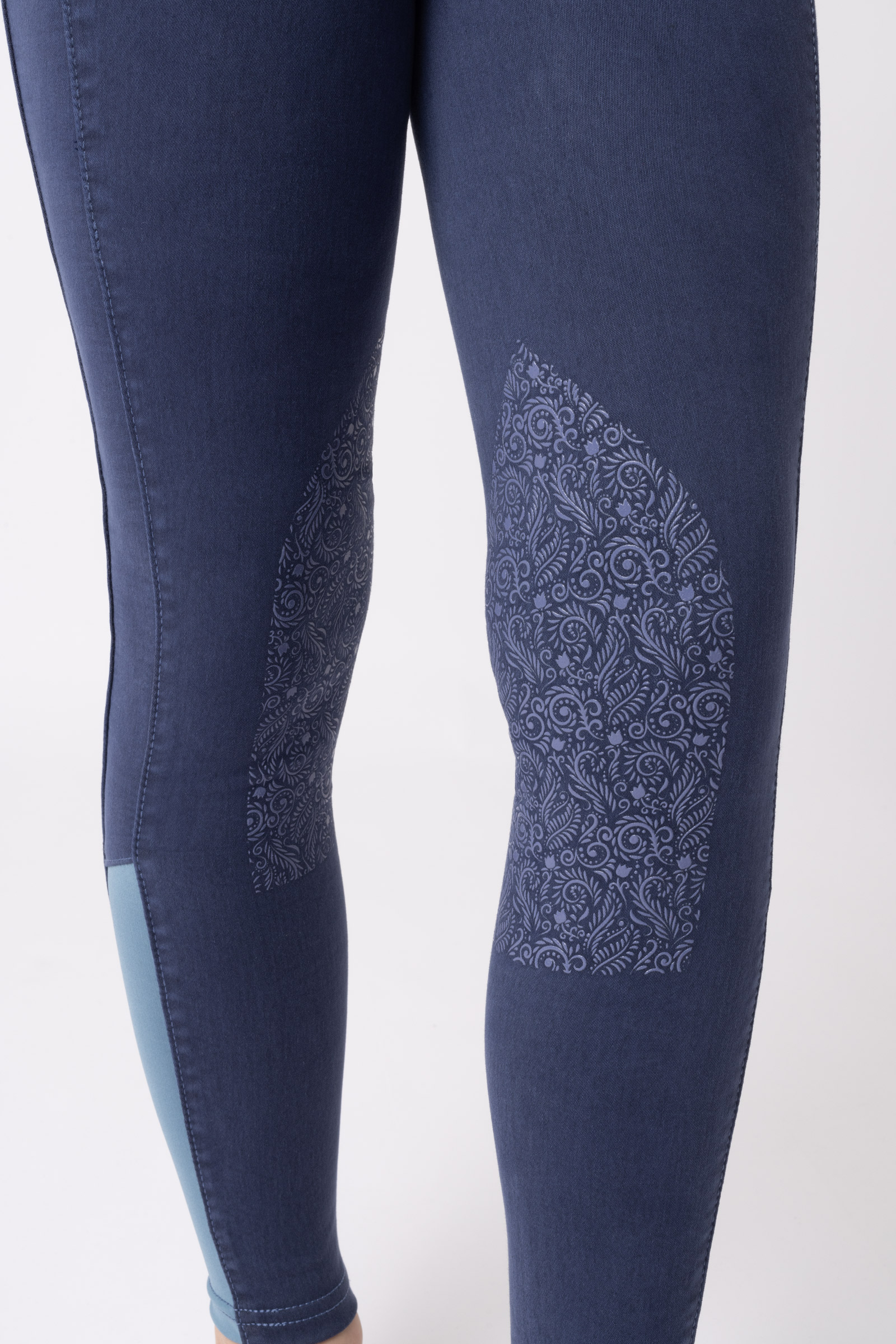 Horze Suki Pantaloni da equitazione con grip al ginocchio, da bambino