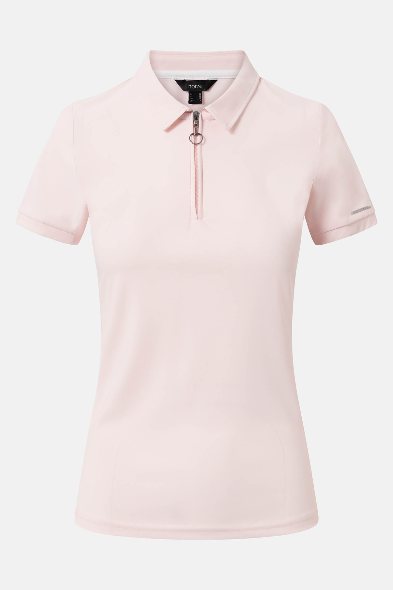 Barely Pink Horze Willow Maglia polo funzionale da donna