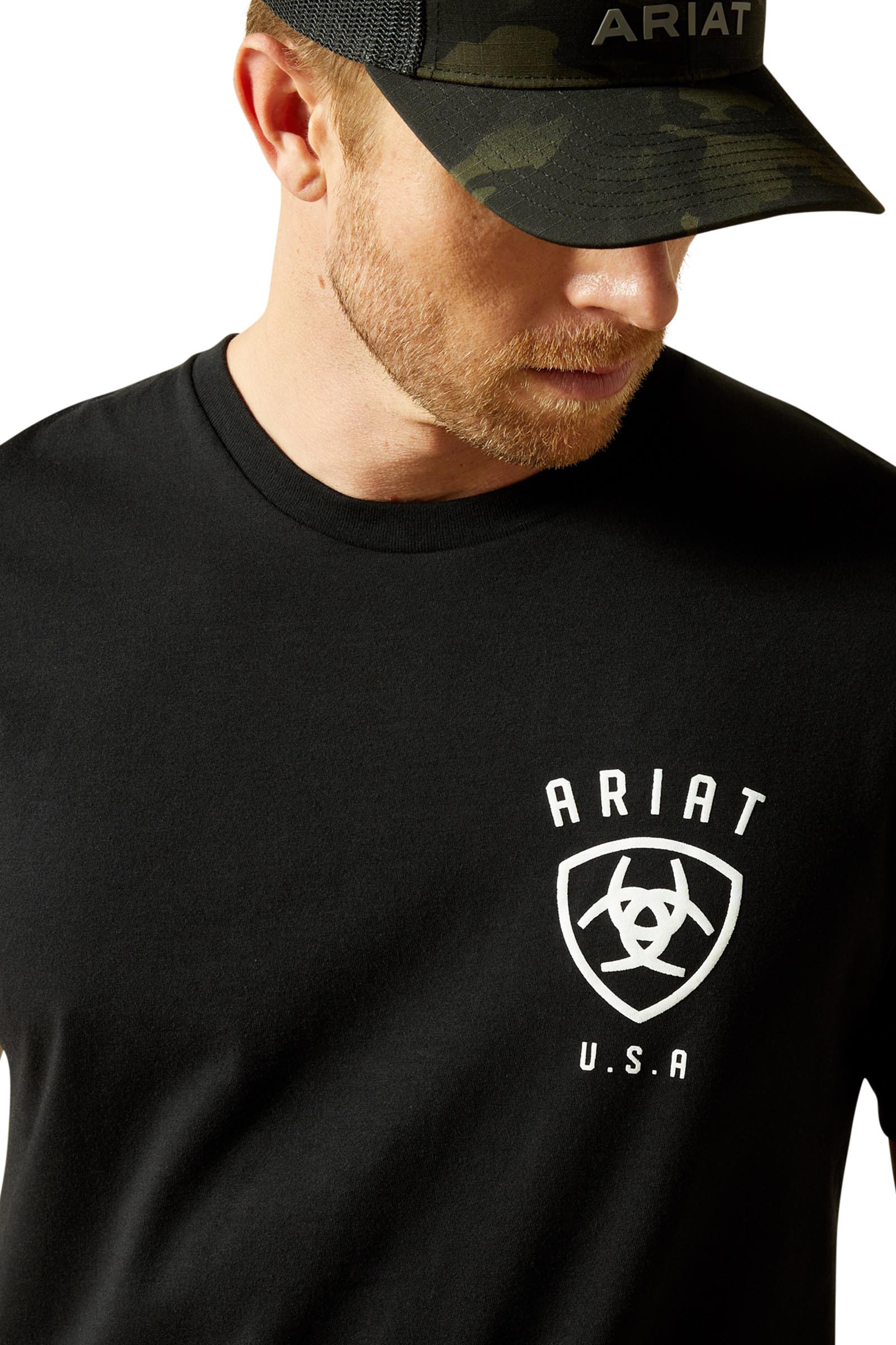 Ariat Faded Bull t-shirt da uomo
