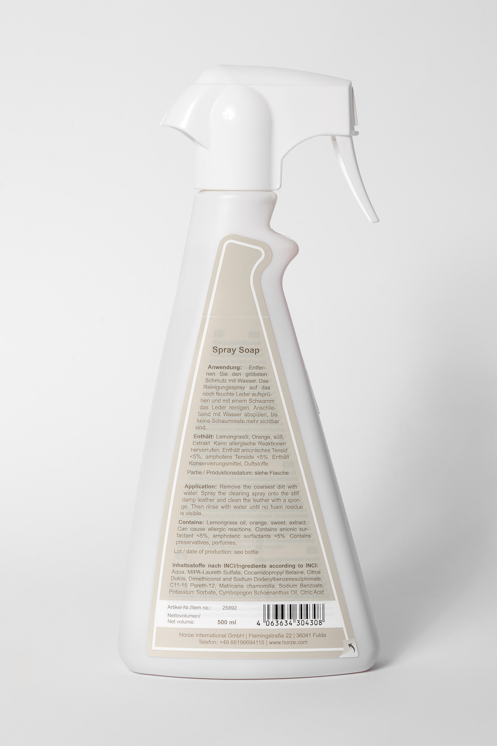 Horze Spray per la pulizia del cuoio, 500 ml