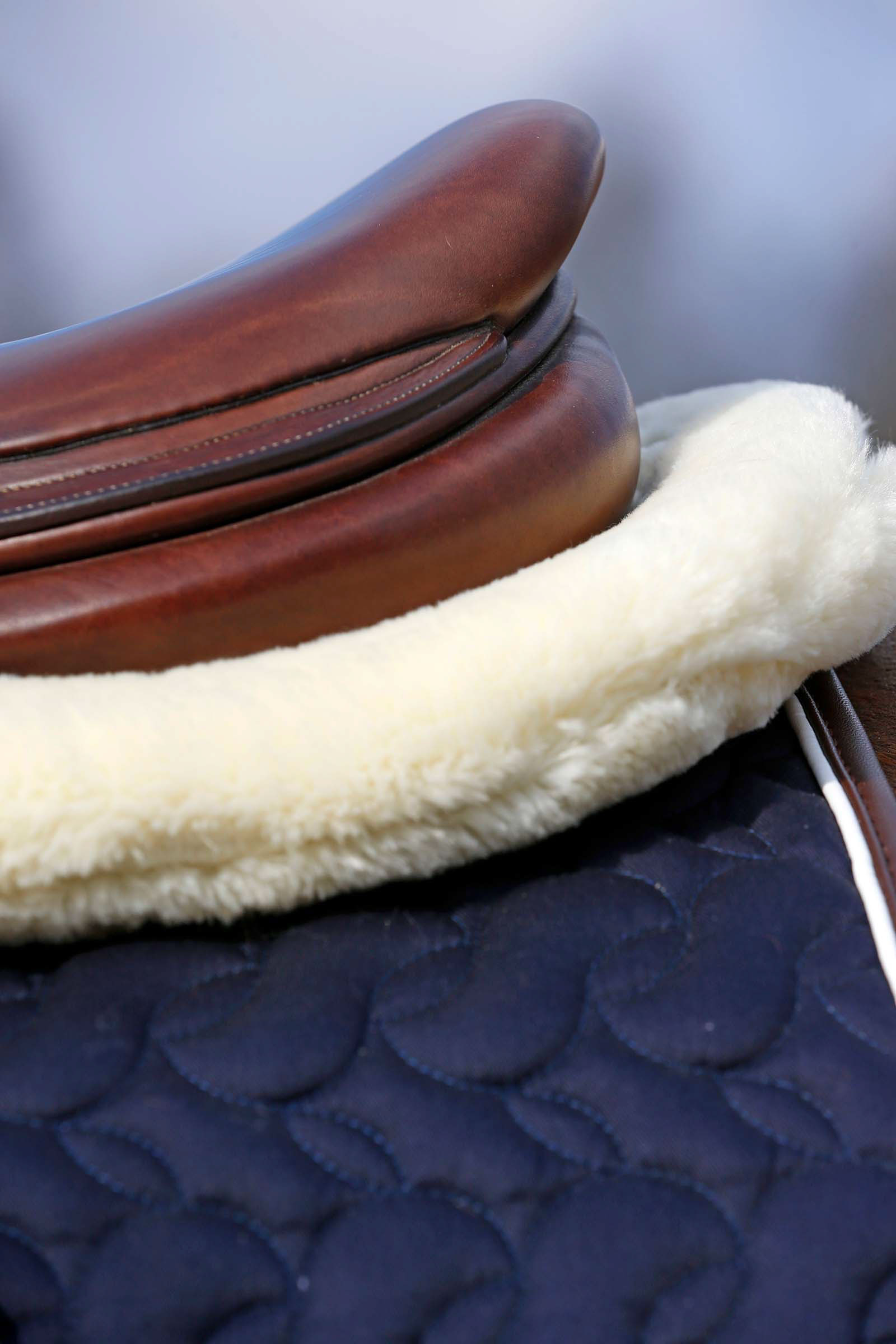 Kentucky Horsewear assorbe il mezzo cuscinetto in pelle di pecora