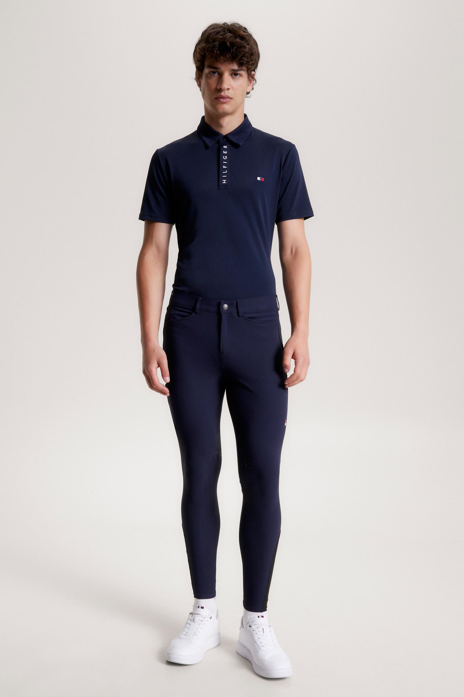 Tommy Hilfiger Equestrian Pro pantaloni da equitazione da uomo con grip al ginocchio
