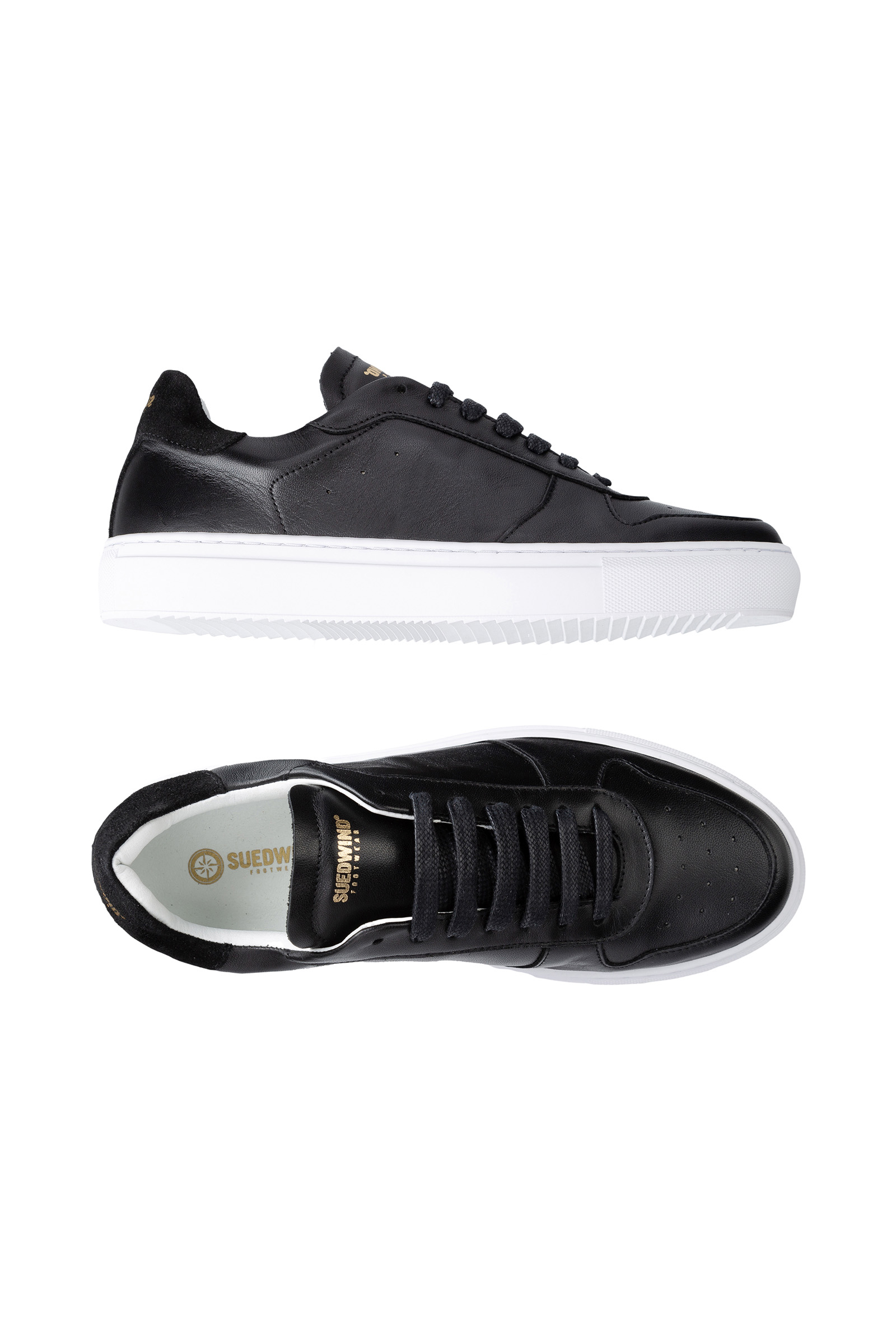 Black Suedwind Footwear Sneakers in Pelle Copenhagen
