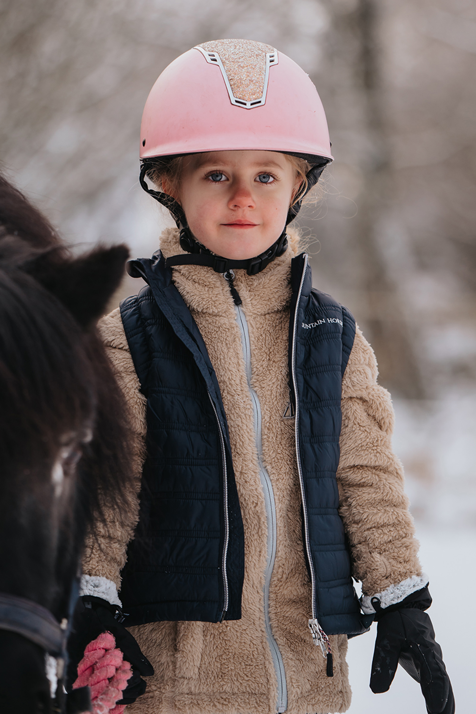 Giacca in pile per bambini Mountain Horse Fuzzy