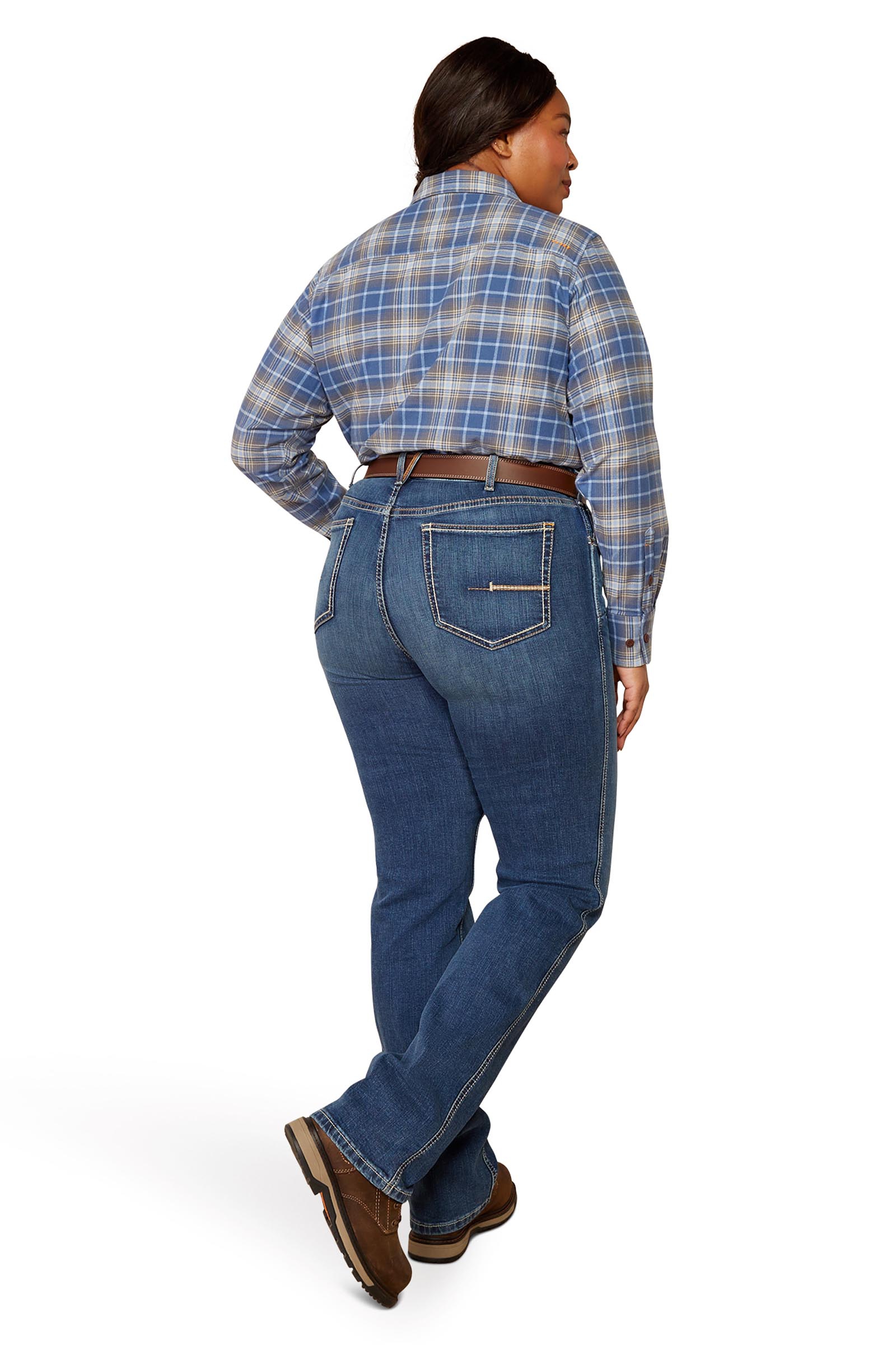 Ariat Rebar HR Riveter Straight Jeans donna a gamba dritta