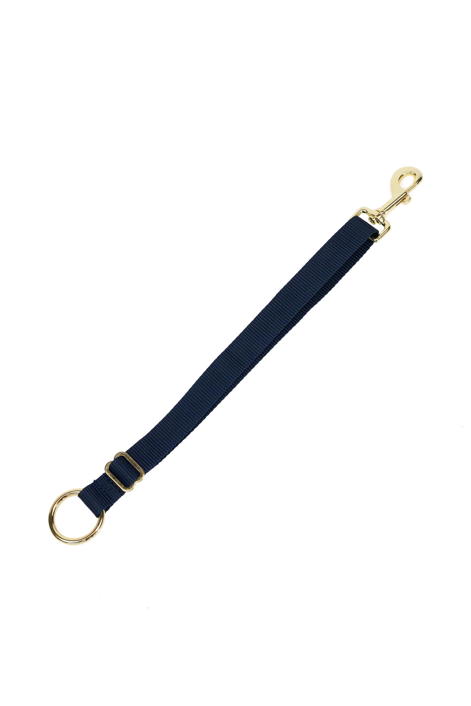 Navy Kentucky Horsewear supporto lungo nylon con gancio e anello  