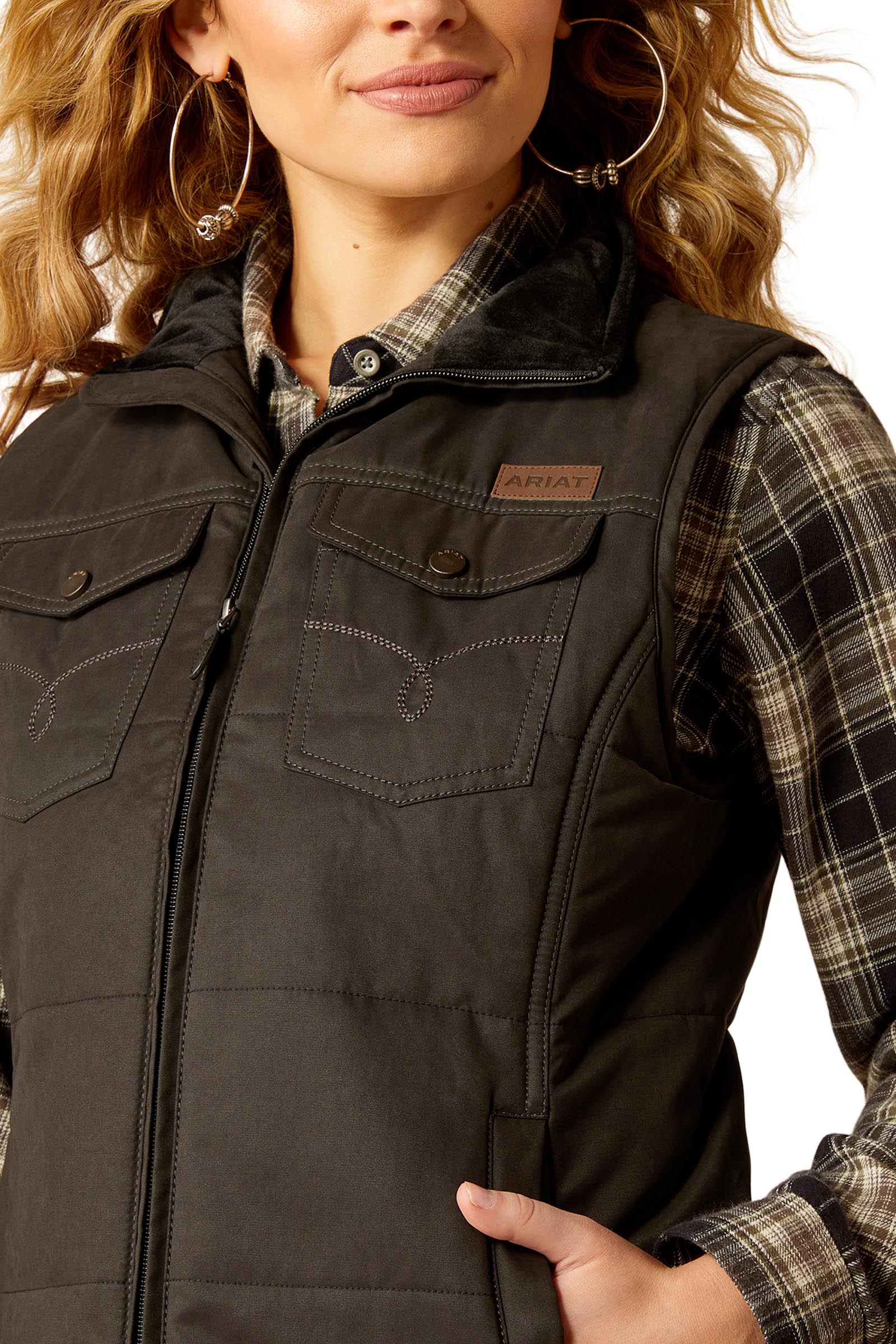 Ariat Grizzly Gilet trapuntato donna