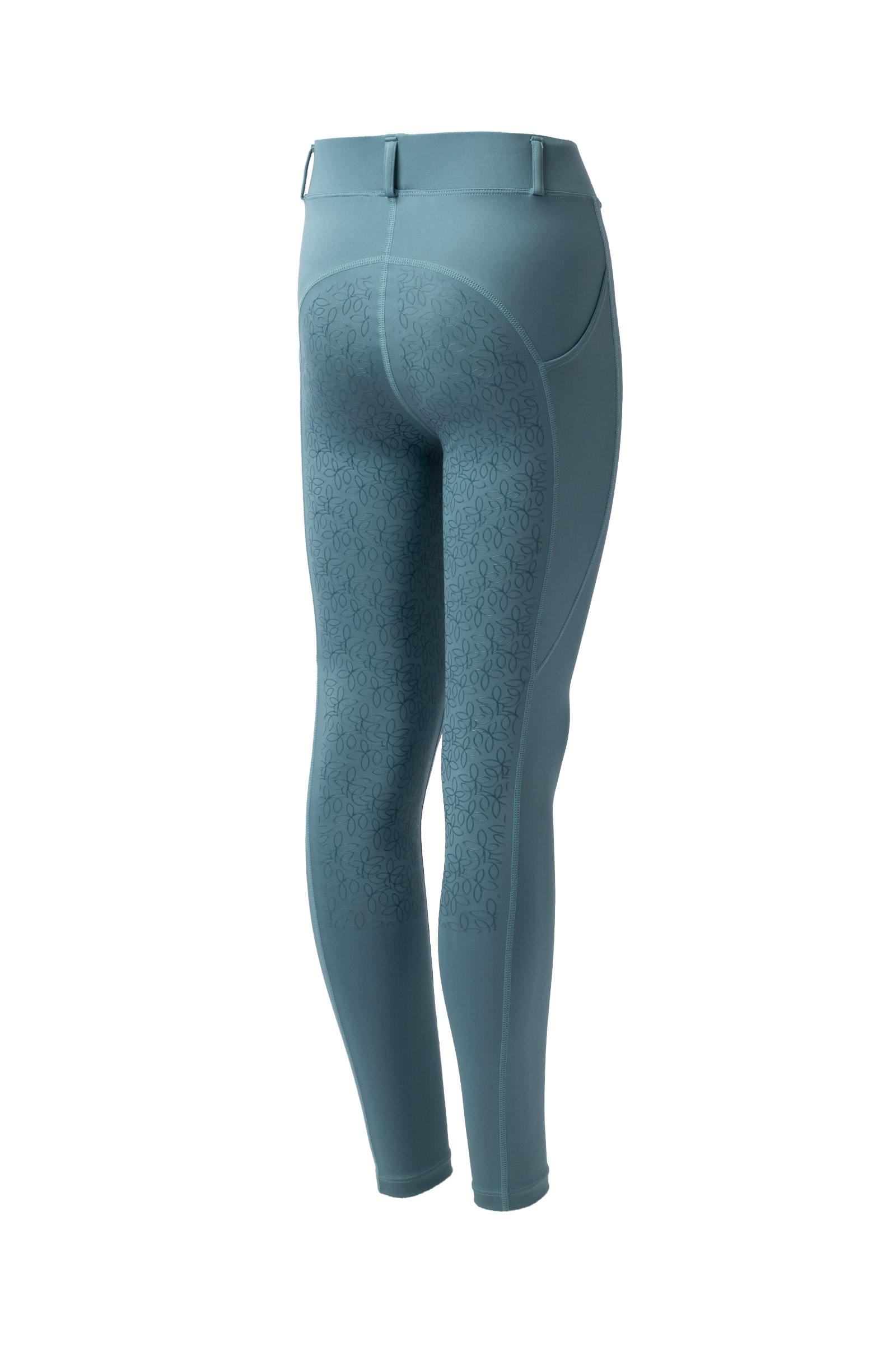 arctic blue Horze Dea Leggins da equitazione per bambini con sella piena