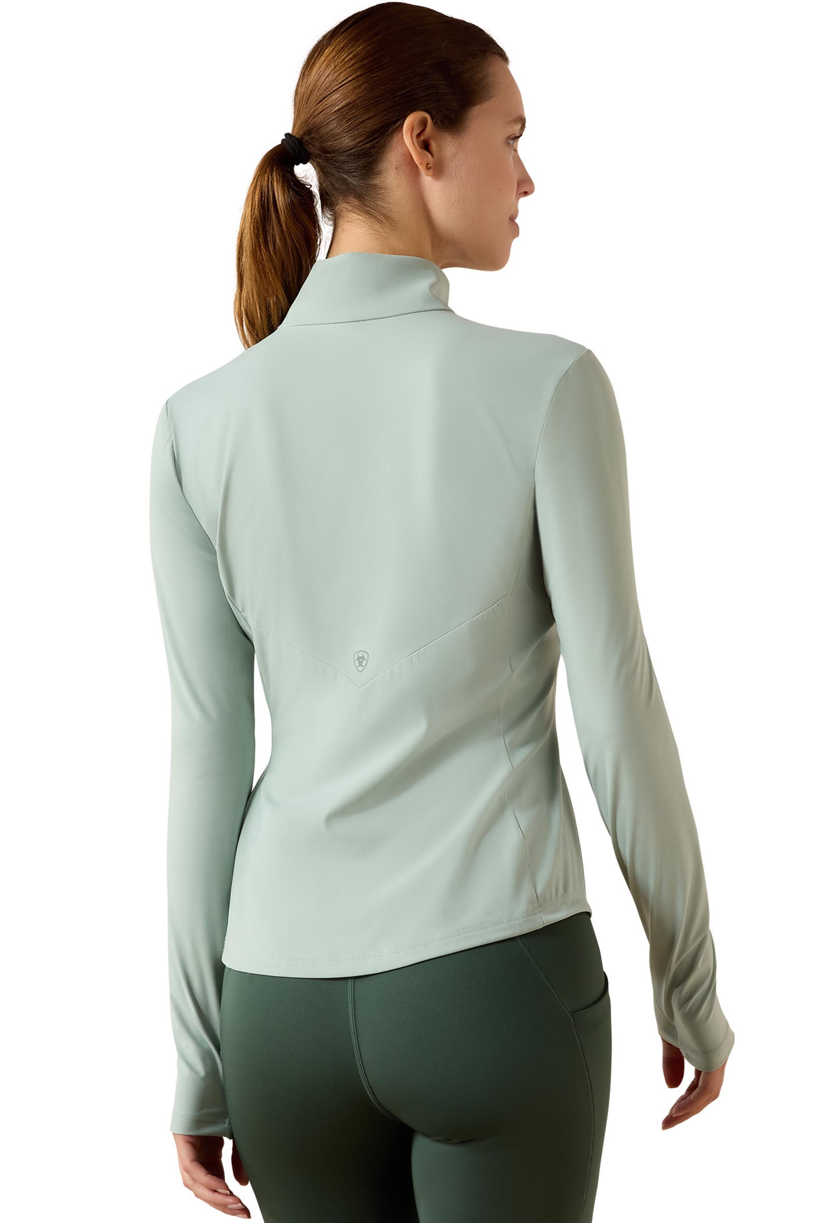 Ariat Baselayer SolVeil donna con zip 1/2