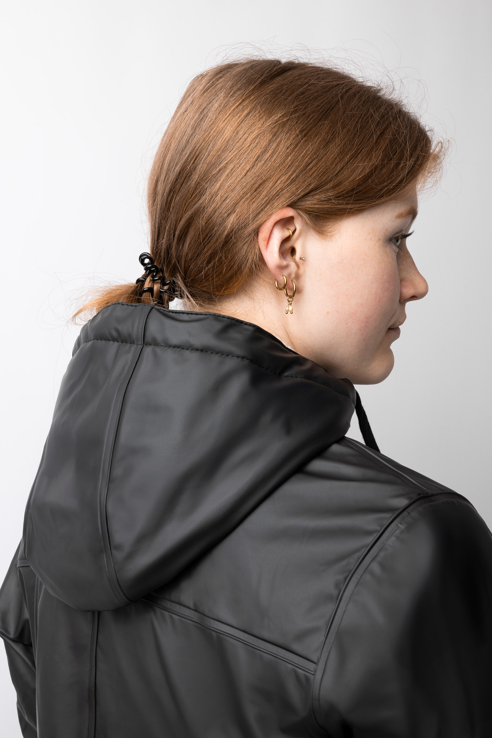 Horze Billie Giacca antipioggia in PU con pile da donna