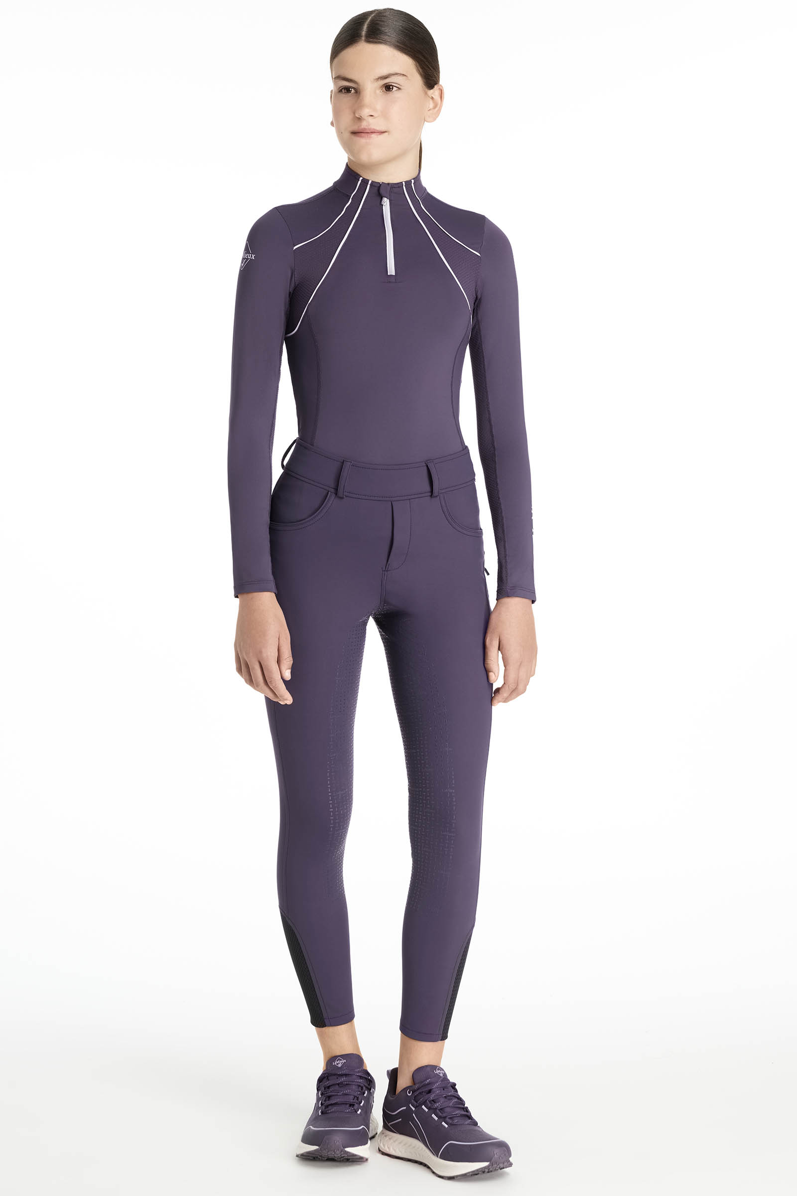 LeMieux Young Rider Ella breggings da bambino con interno spazzolato e full seat