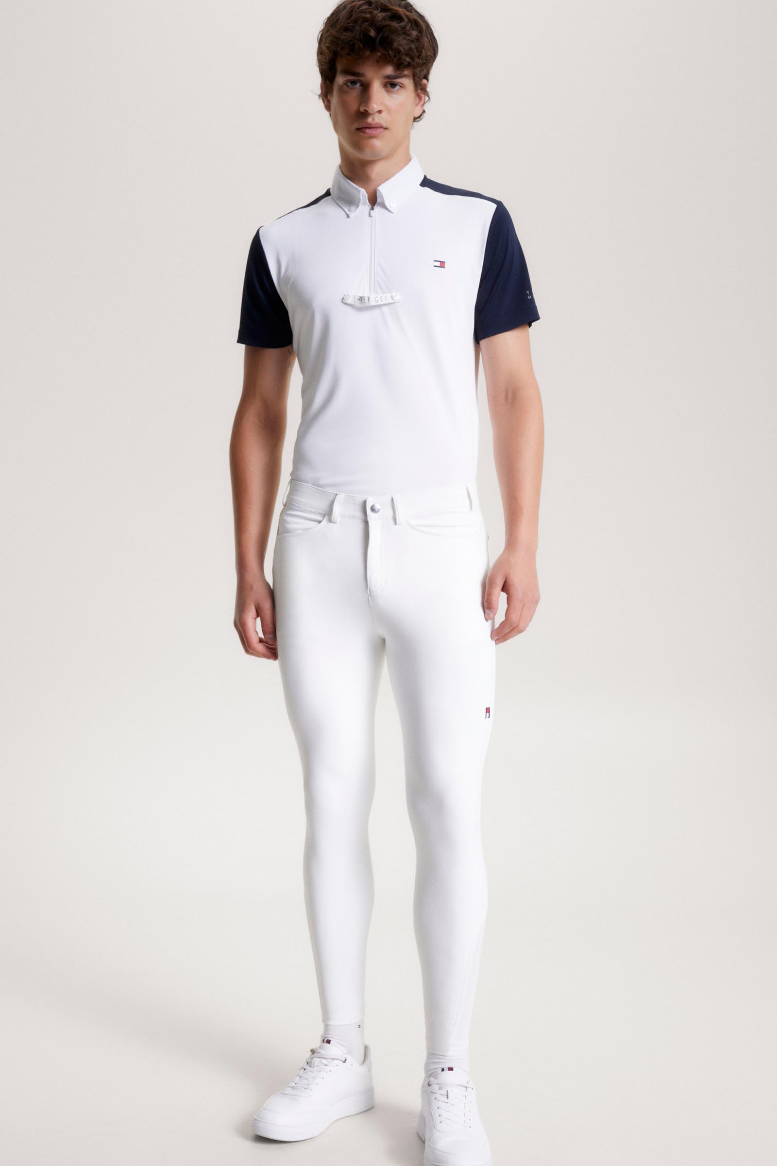 Tommy Hilfiger Equestrian Pro pantaloni da equitazione da uomo con grip al ginocchio