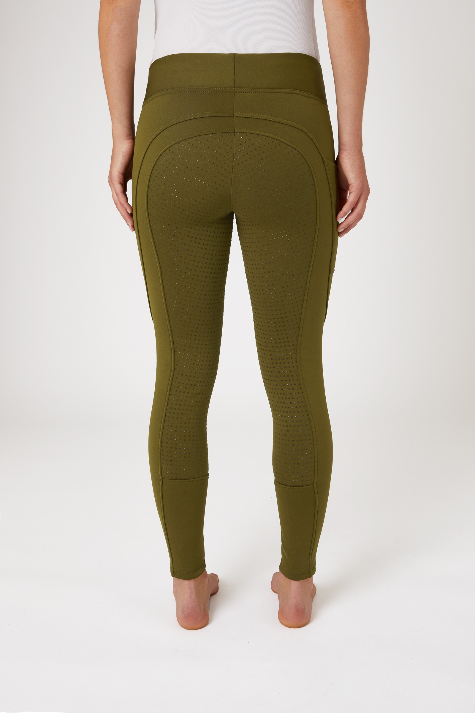 Horze Active Leggins invernali da equitazione per donna con FS e tasca per telefono