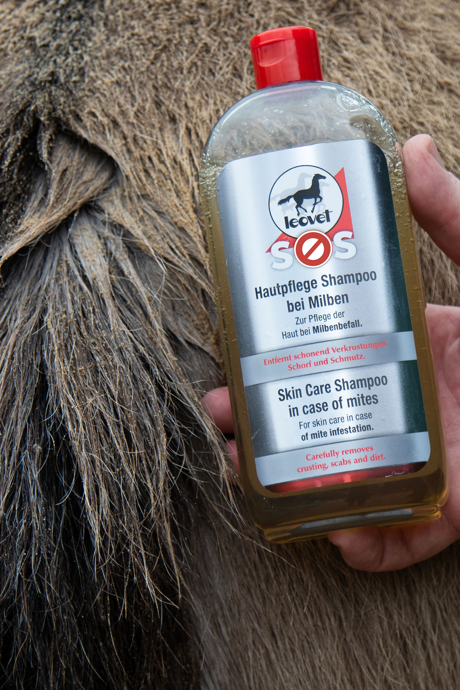 Leovet SOS Shampoo per la cura della pelle in caso di acari, 500ml