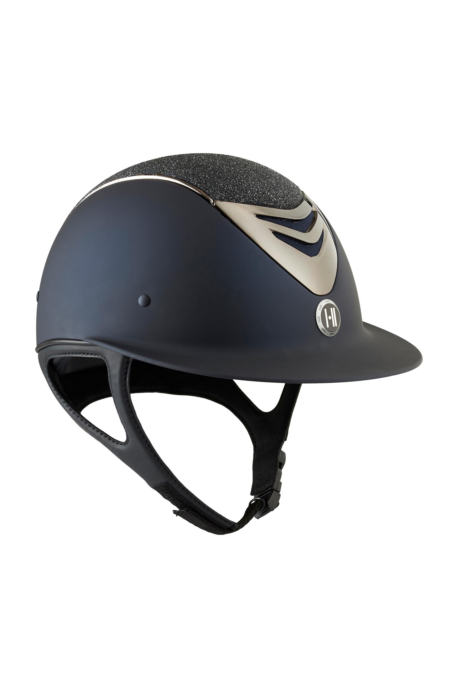OneK Avance Matt Glitter Chrome Casco da equitazione