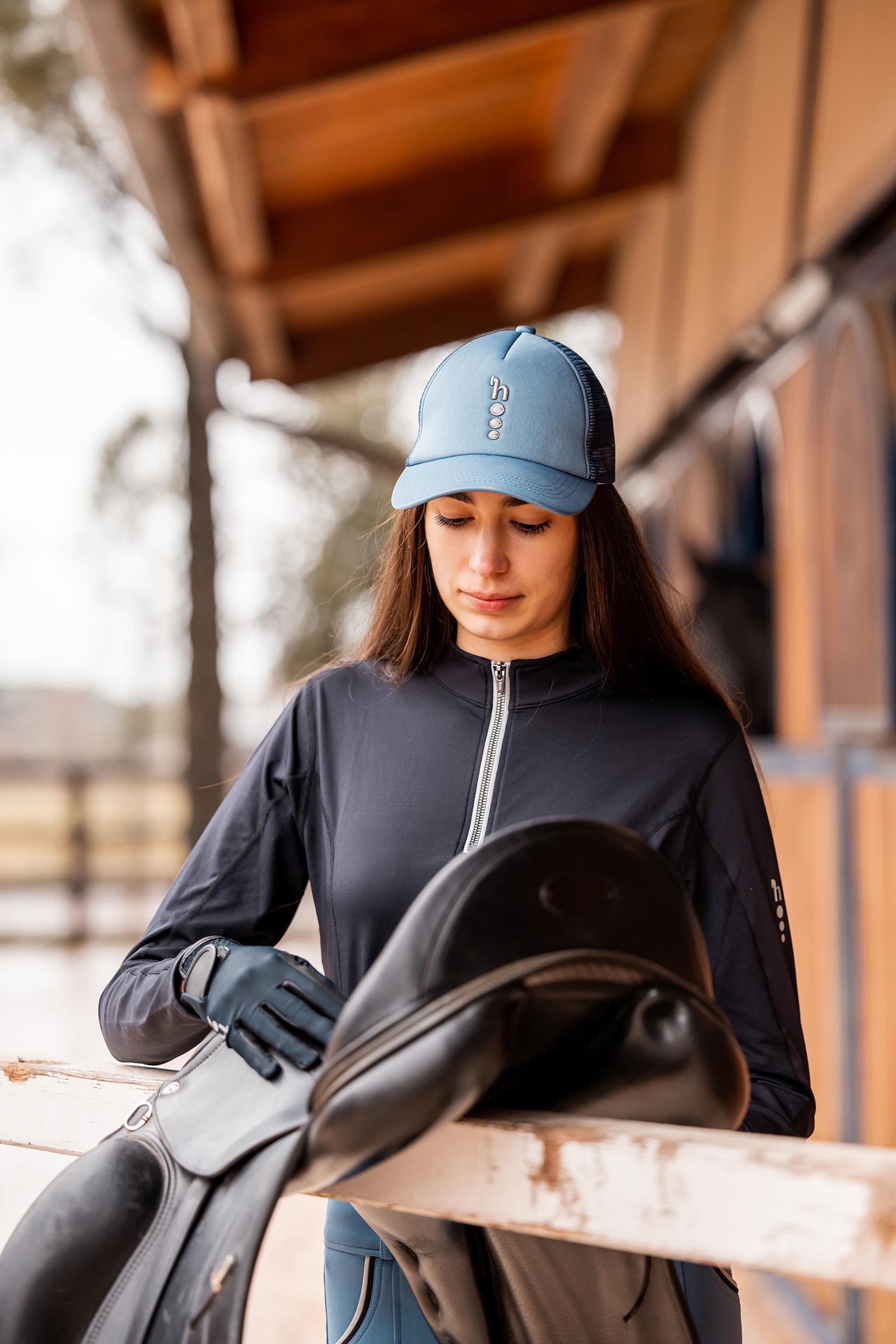 Horze Romy Cappello in rete unisex