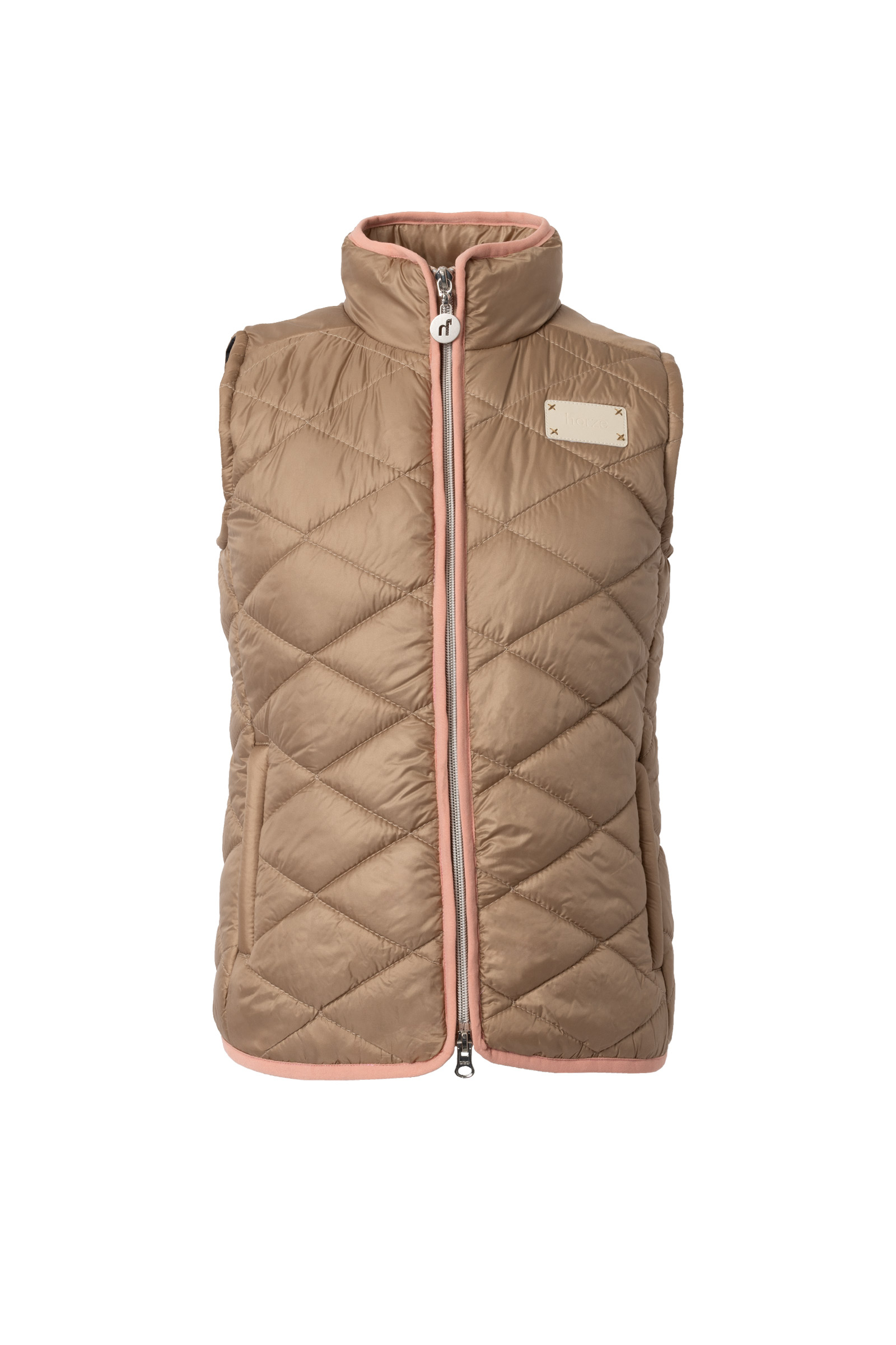 Warm Taupe Horze Selina Gilet da equitazione per bambini