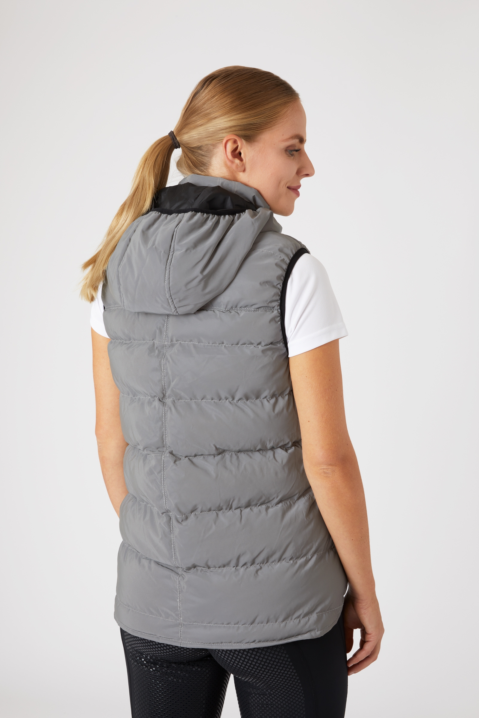 Horze Gilet imbottito riflettente da donna