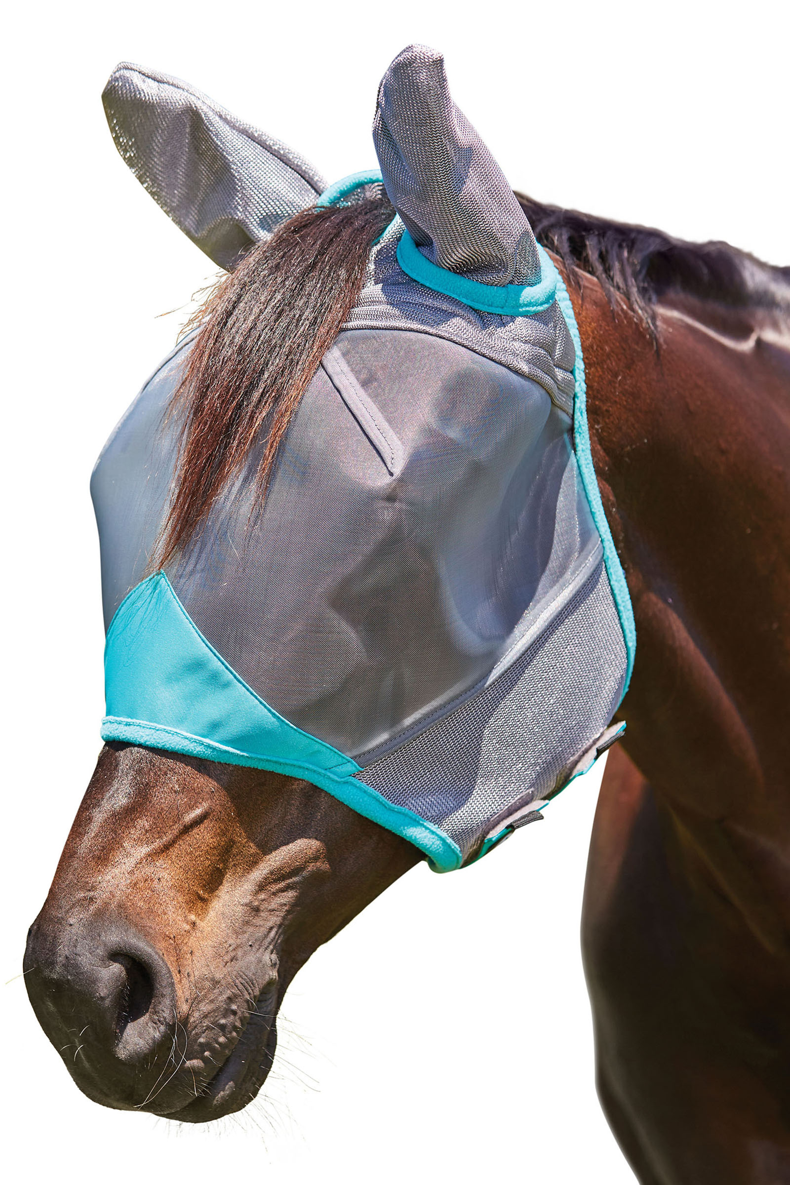 Weatherbeeta Comfitec Deluxe maschera in mesh fine con orecchie
