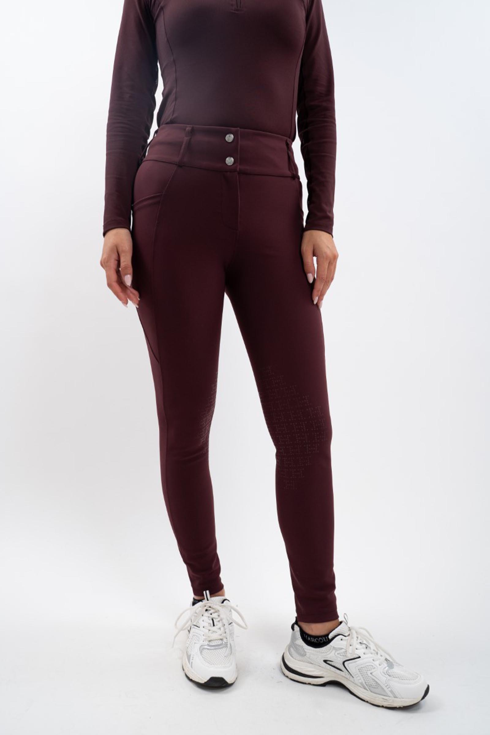 Harcour Luce pantaloni da equitazione donna con grip al ginocchio