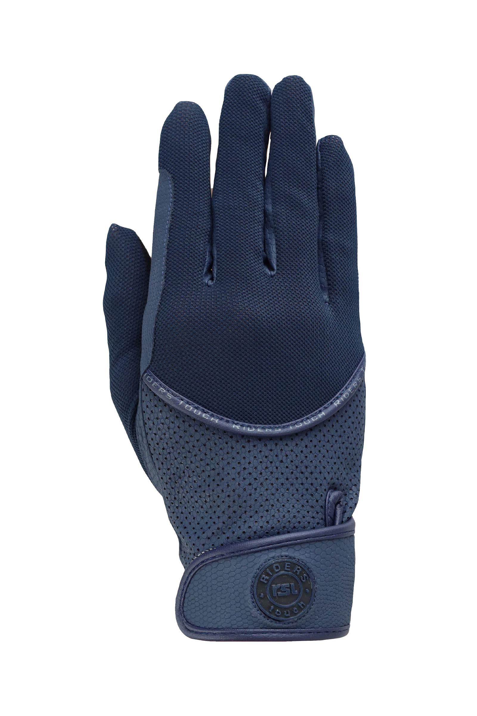 Navy RSL Atlanta guanti da equitazione con inserti Air-Mesh