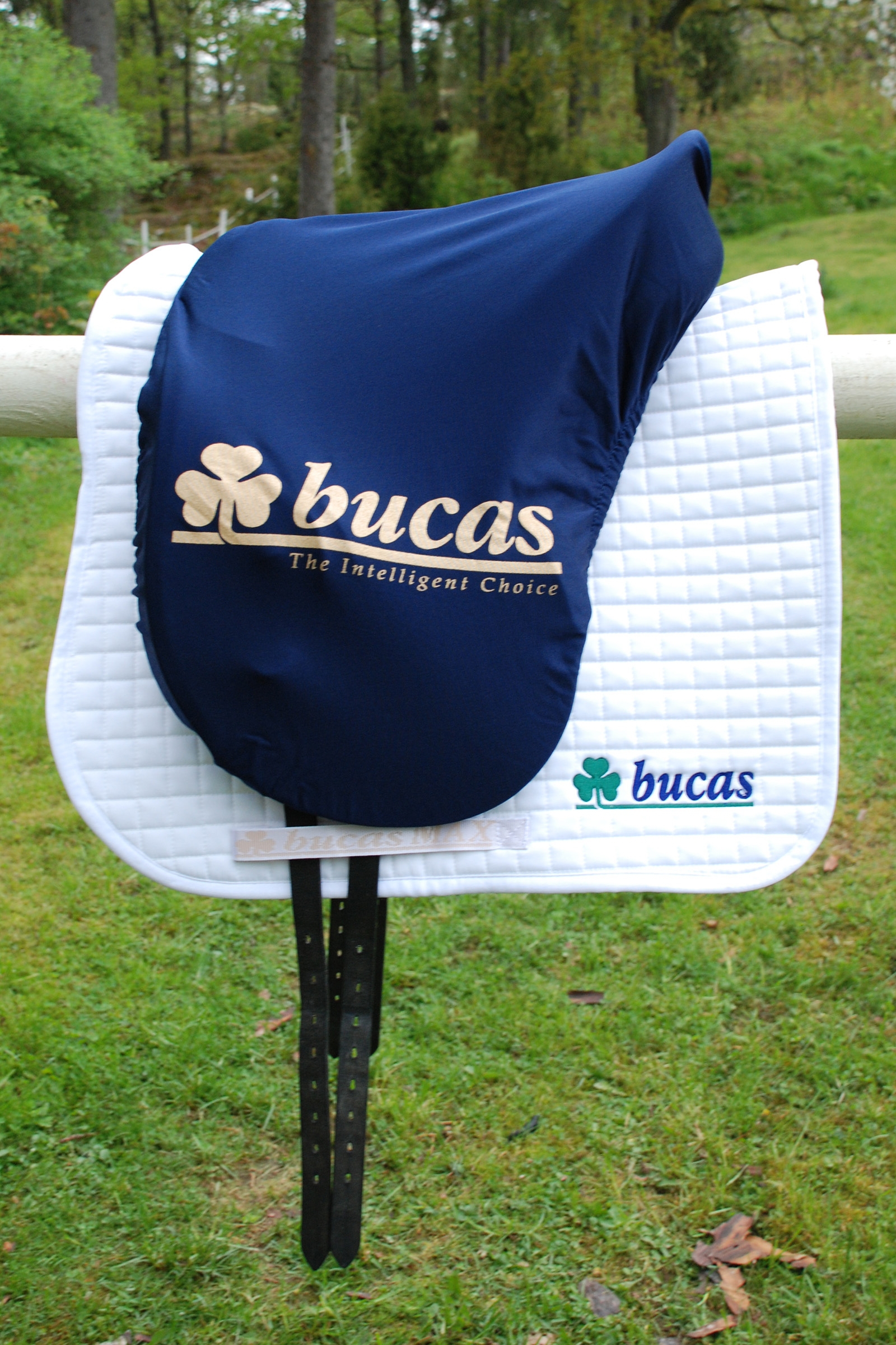 Bucas Max Coprisella sagomato Navy/logo Bucas