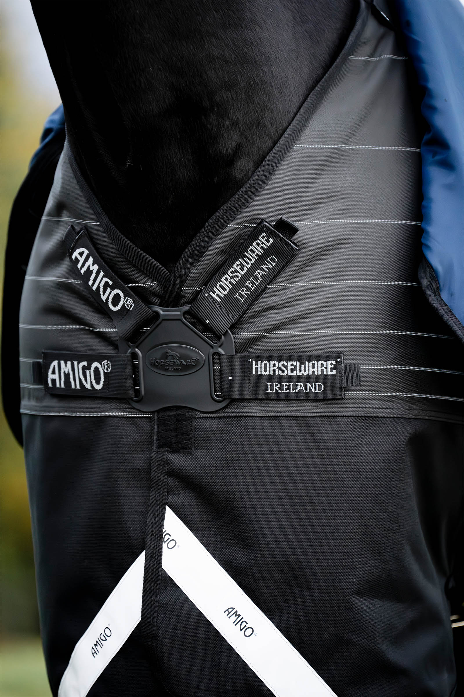 Horseware Amigo 1200D FieldSafe Reflectech Plus coperta da esterno, 250 g