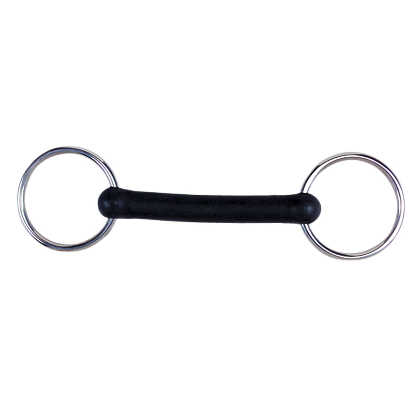 Korsteel Flexi Rubber Mullen Mouth Loose Ring Snaffle Bit