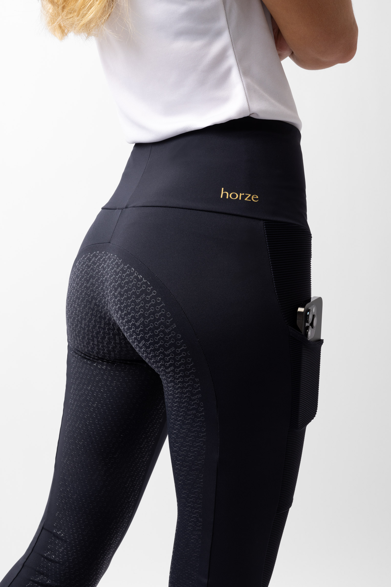 Horze partici leggins Mathilde da donna con full seat in silicone