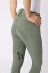 Pantaloni da equitazione a vita alta con full seat in silicone da donna