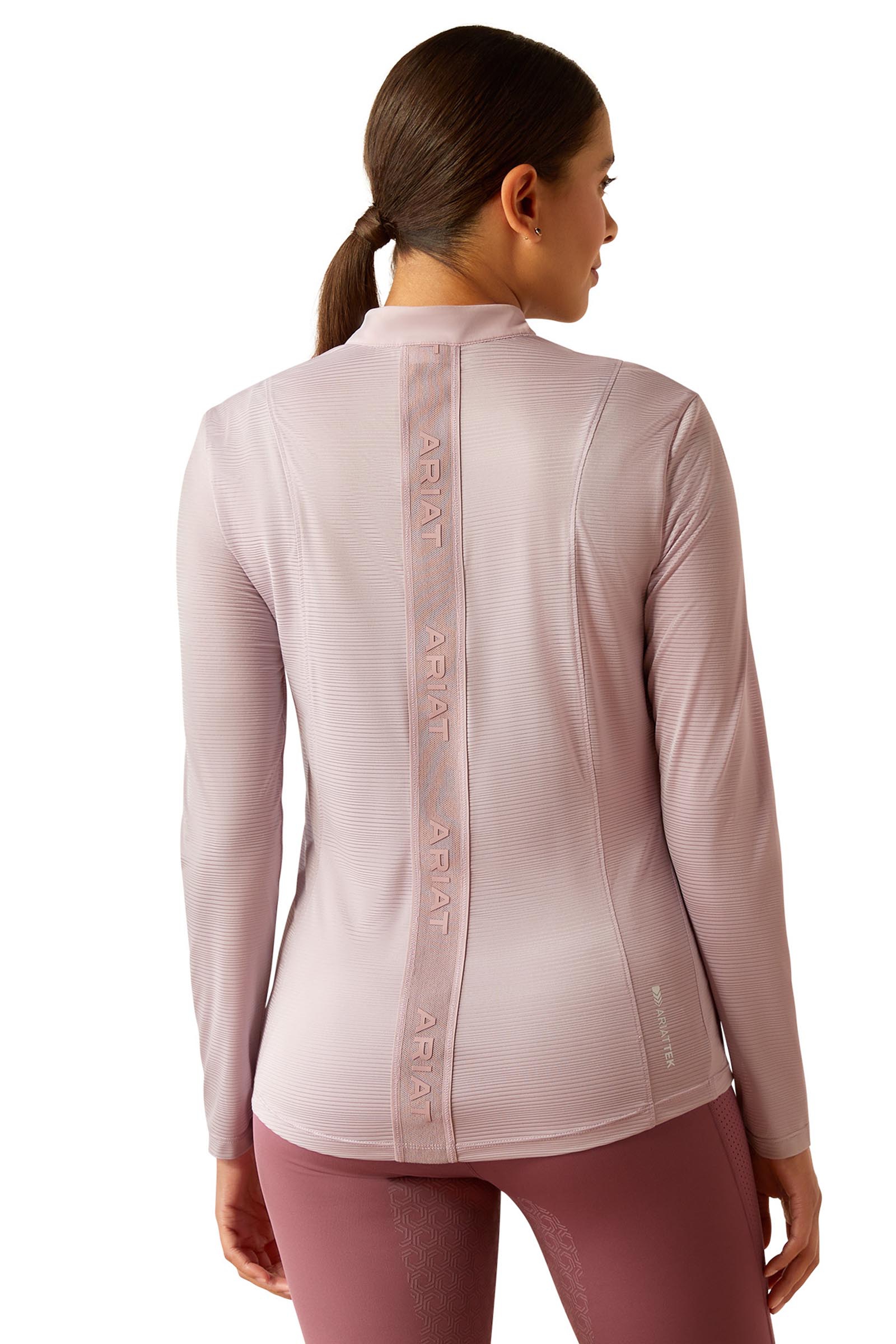 Ariat Breathe maglia tecnica da donna a maniche lunghe con 1/4 zip