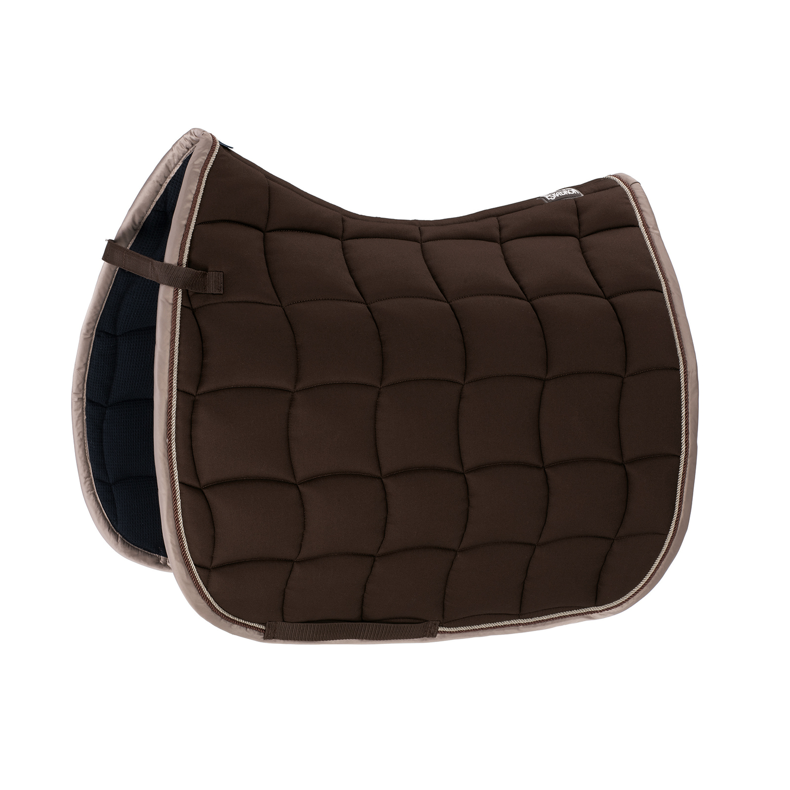 Dark Brown Eskadron Sottosella da dressage Performance a contrasto