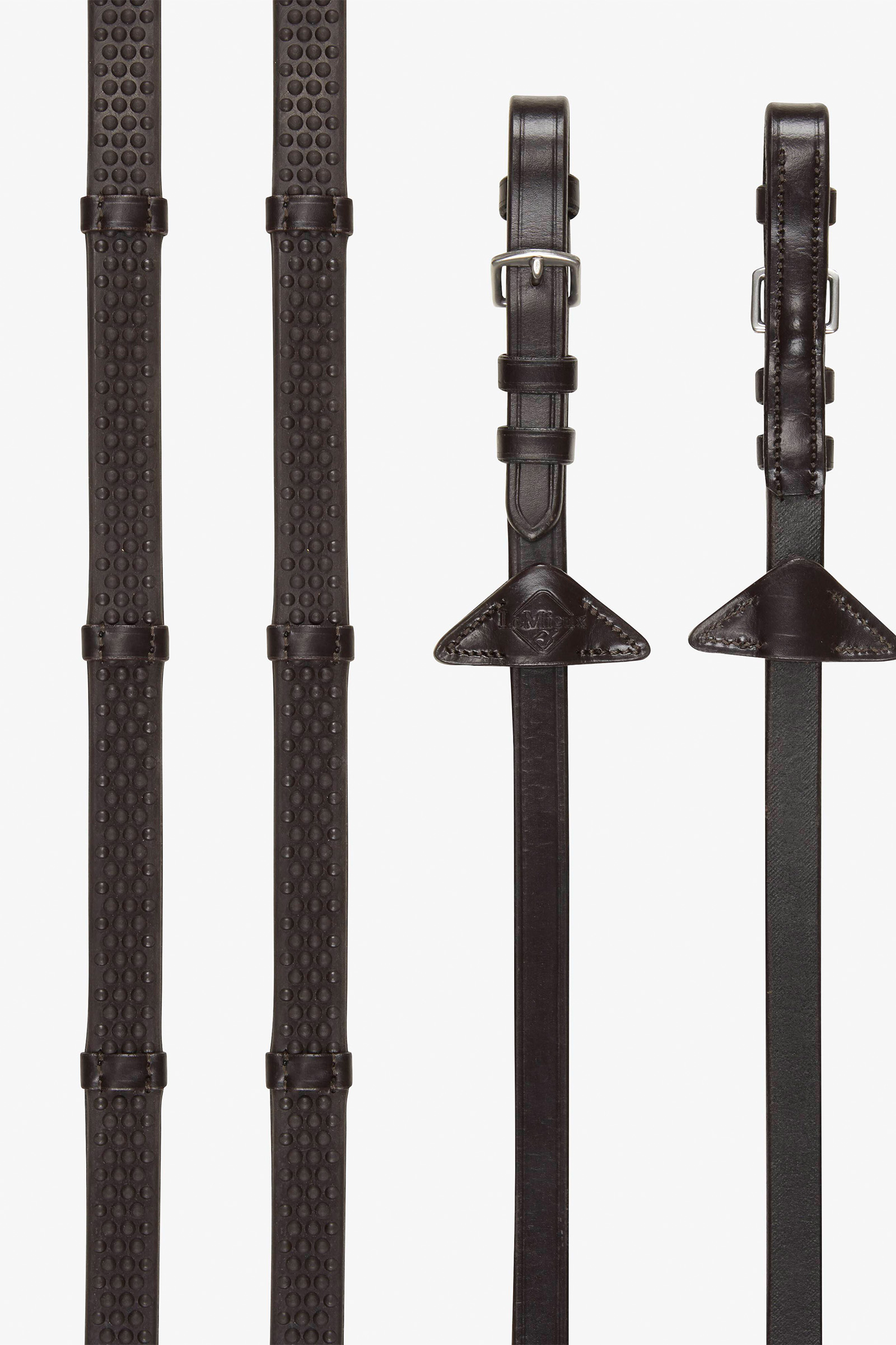 Brown/Brass LeMieux Redini in gomma morbida con stopper