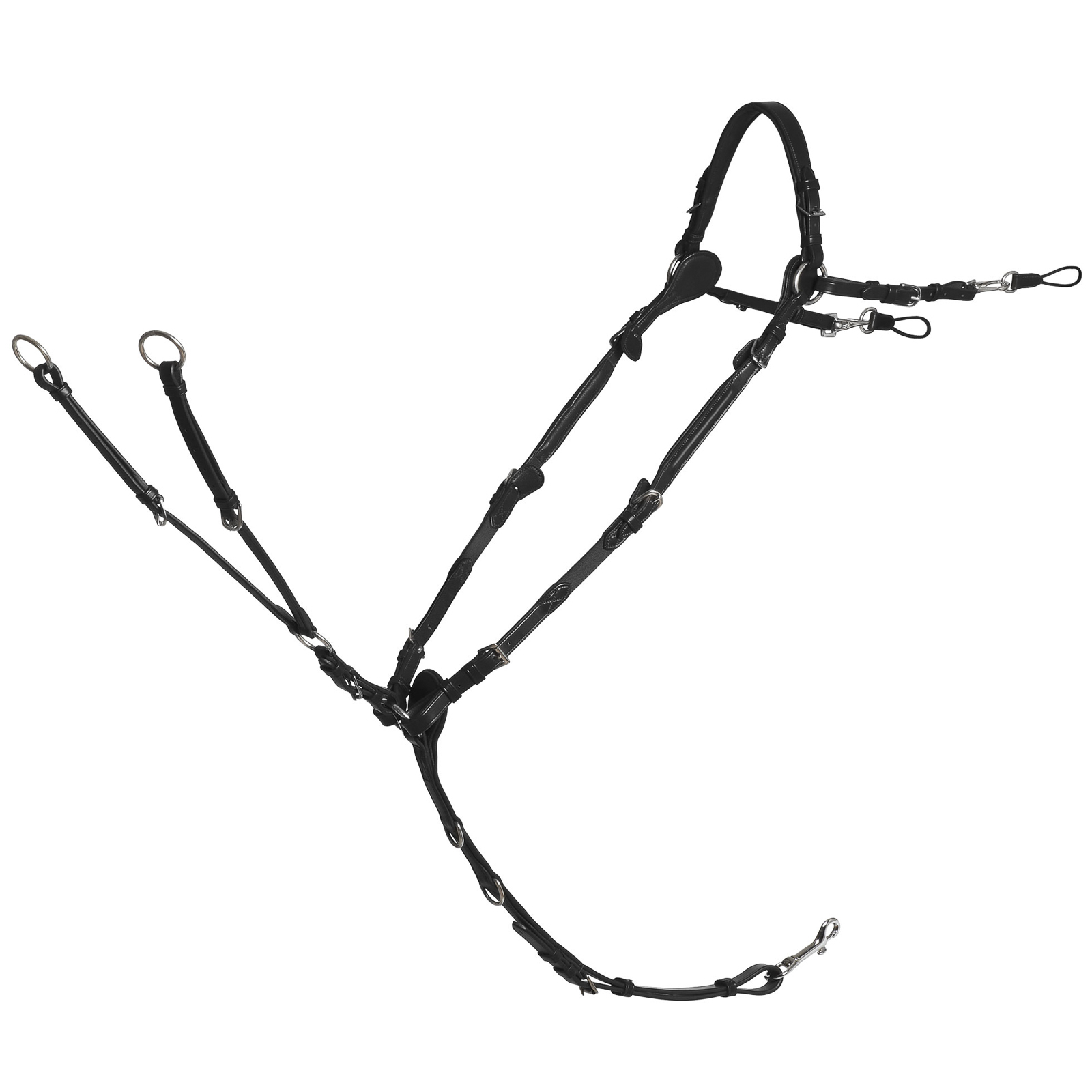 Black/Silver Schockemöhle Sports Sevilla Select Pettorale