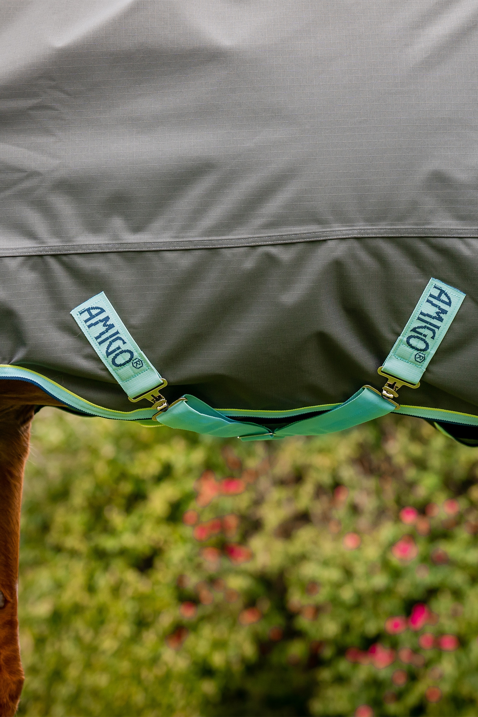 Horseware Amigo Hero Ripstop coperta da turnout con fodera in pile, 50g