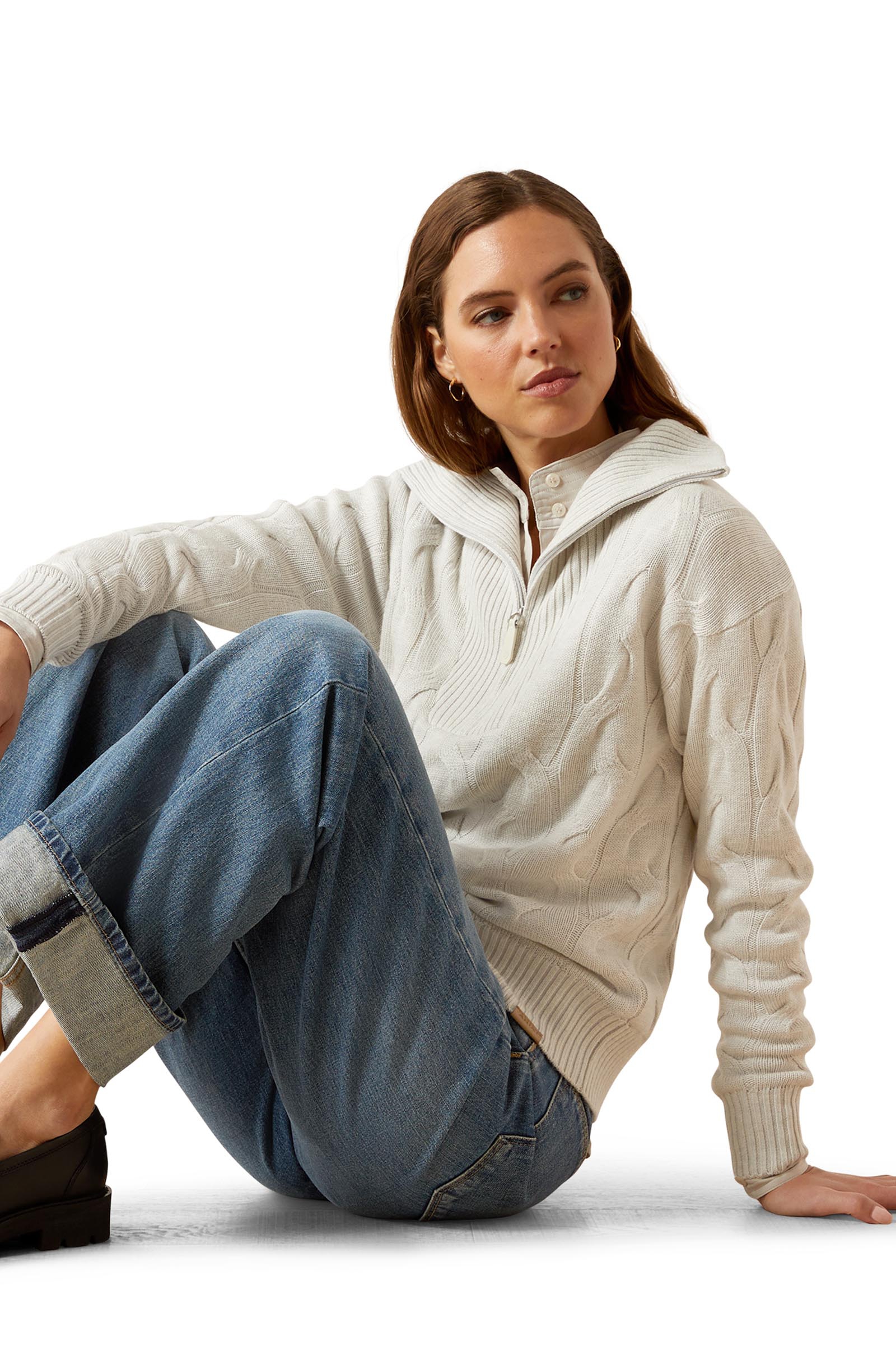 Ariat Alamere Maglione donna con zip 1/2